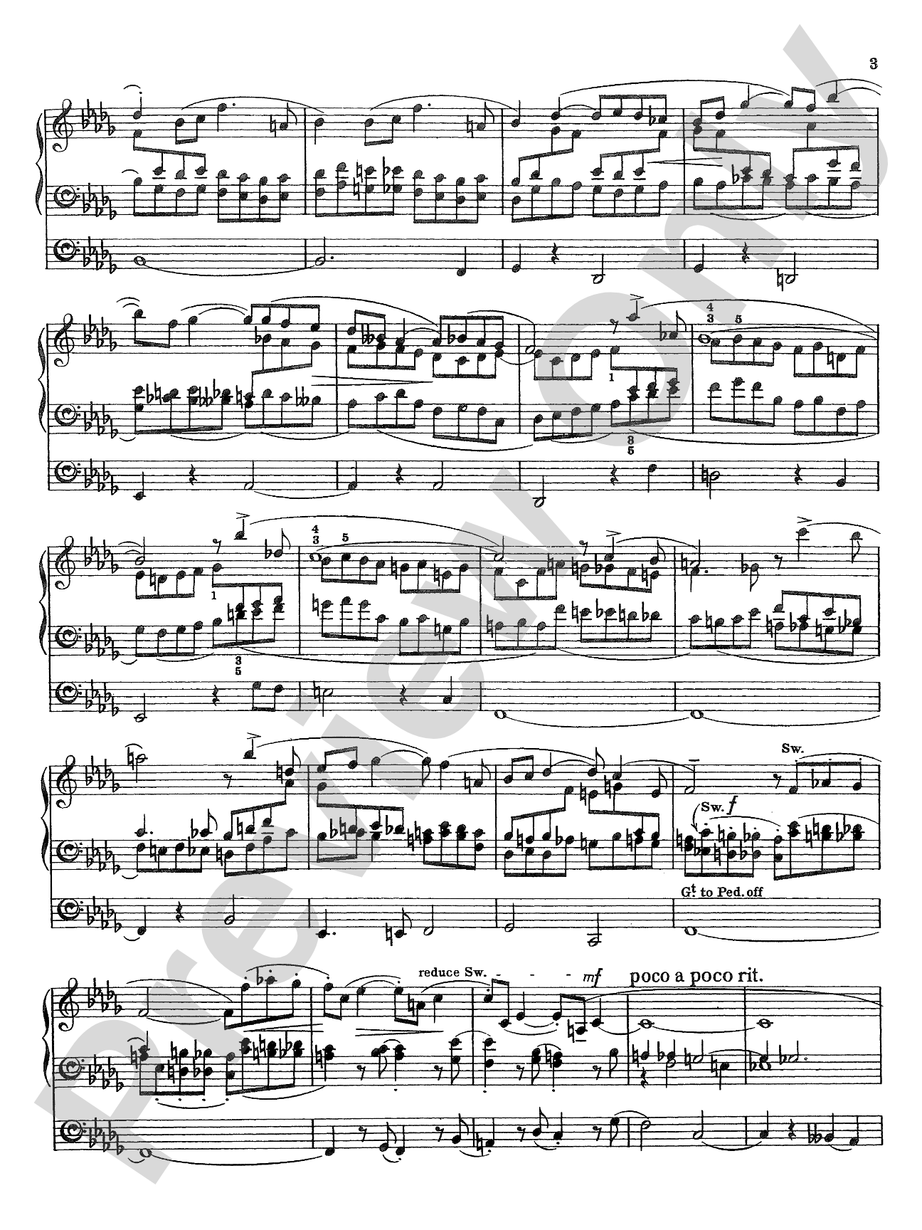 Rheinberger: Sonata No. 9: Organ Sheet