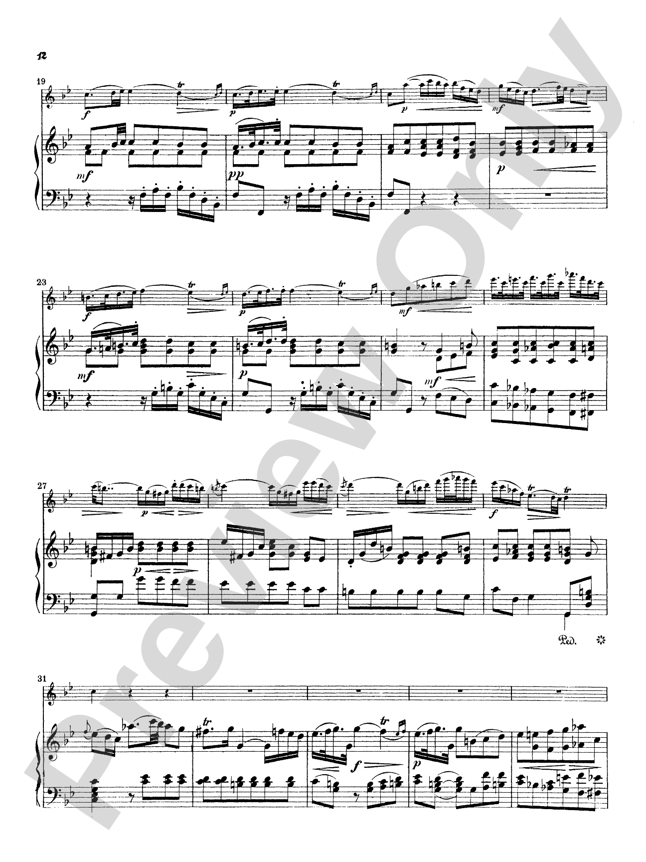 Quantz: Concerto in G Major: Flute Part(s)
