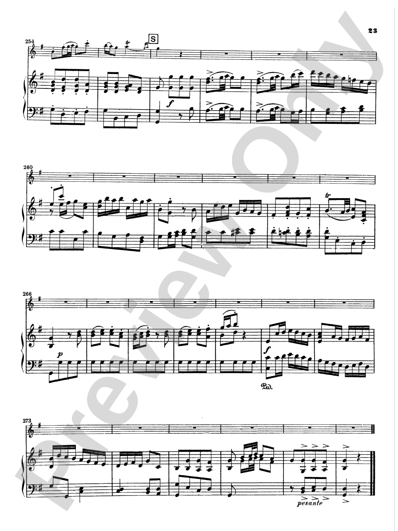 Quantz: Concerto in G Major: Flute Part(s)