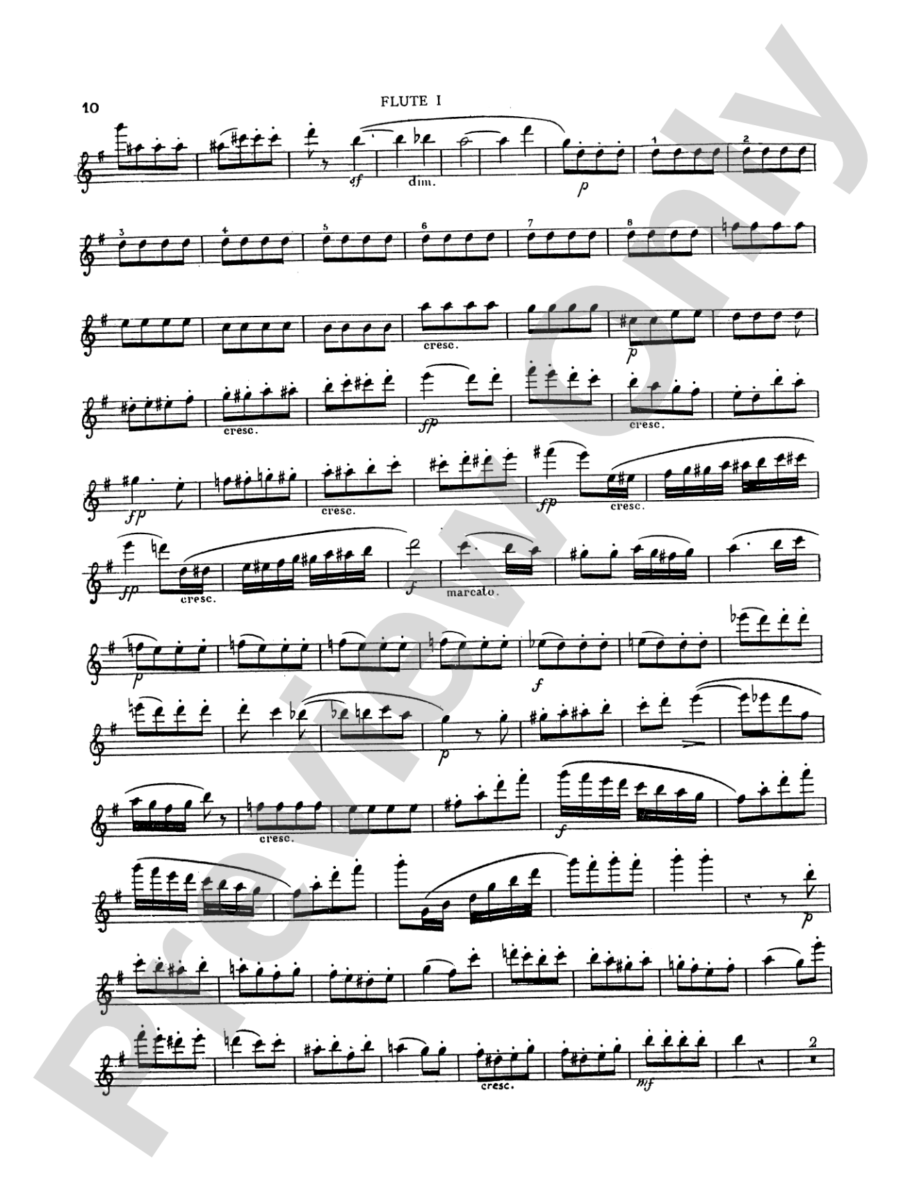 Kuhlau: Grand Quartet in E Minor, Op. 103: Flute Book