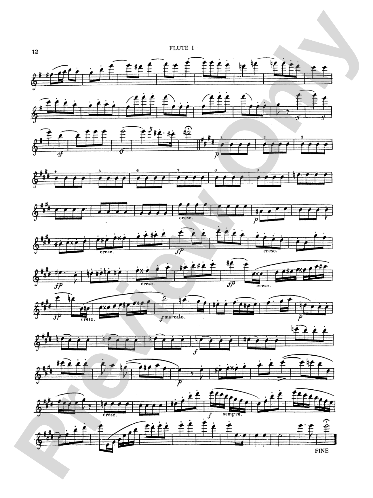 Kuhlau: Grand Quartet in E Minor, Op. 103: Flute Book