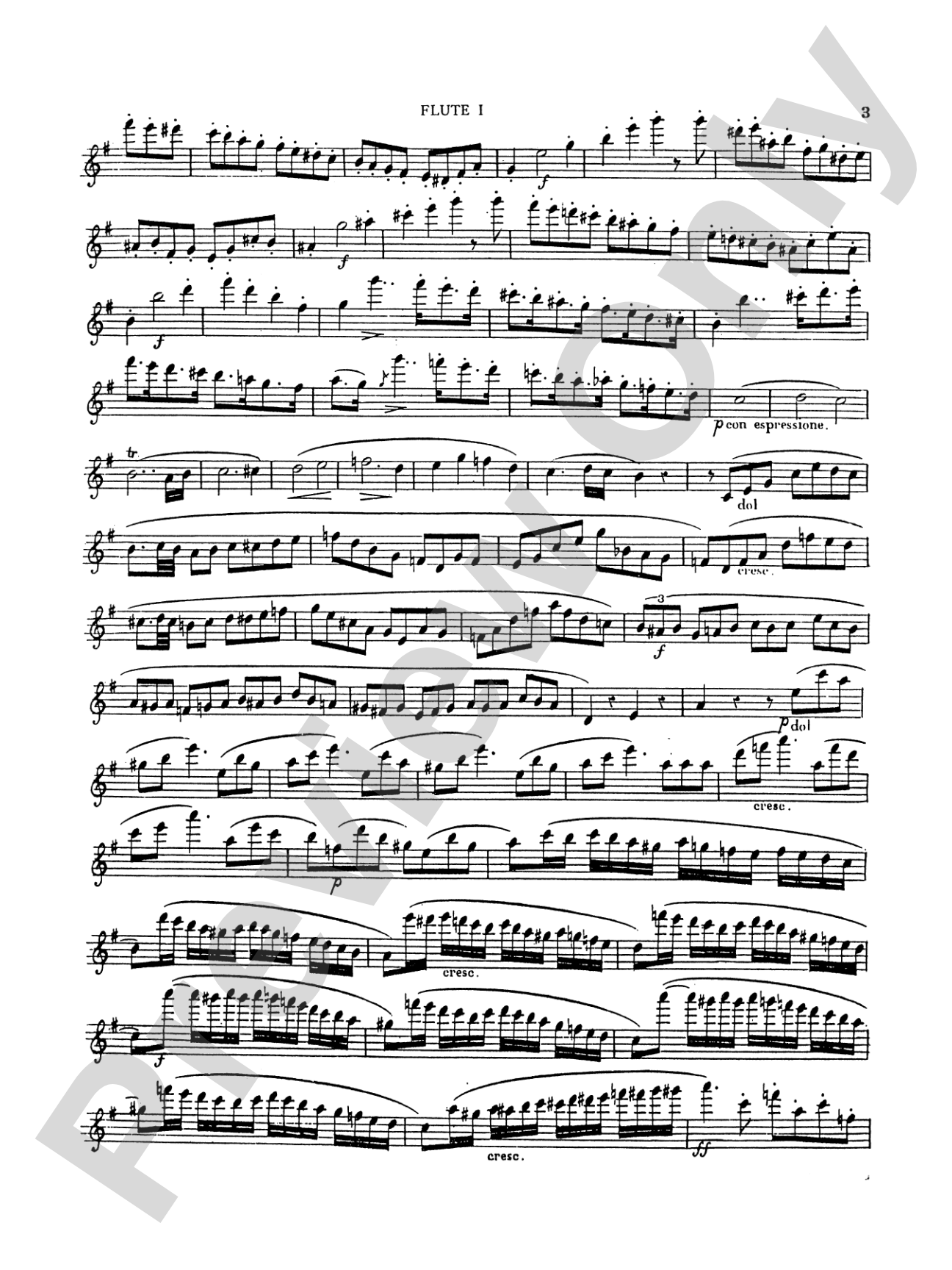 Kuhlau: Grand Quartet in E Minor, Op. 103: Flute Book