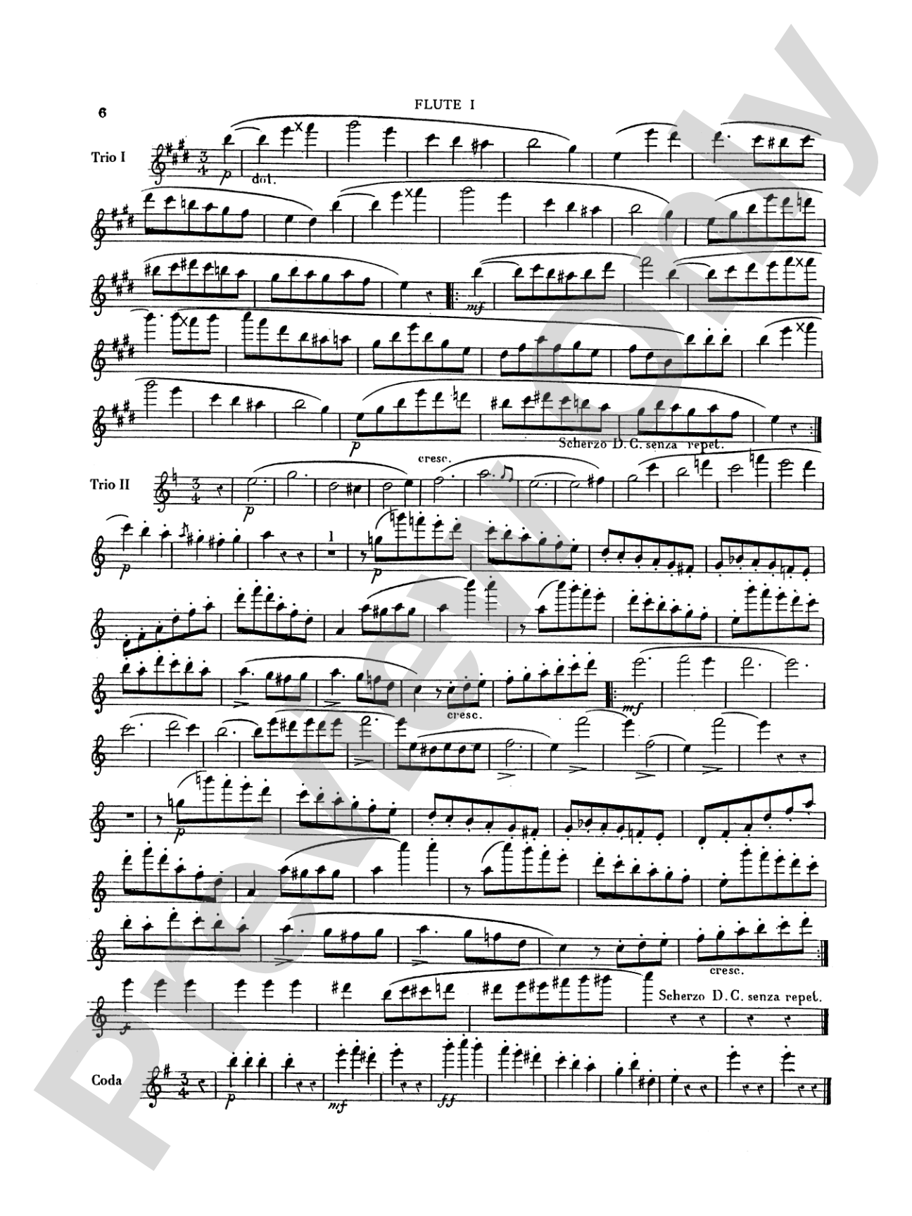 Kuhlau: Grand Quartet in E Minor, Op. 103: Flute Book