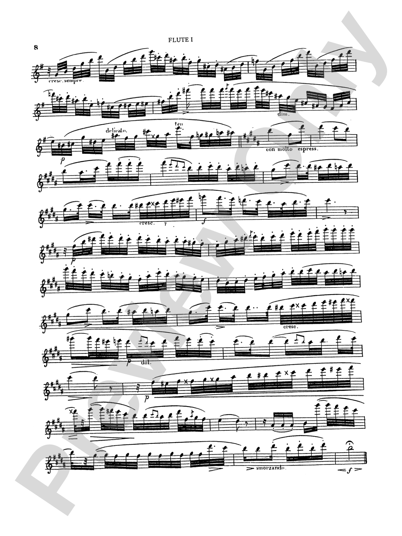 Kuhlau: Grand Quartet in E Minor, Op. 103: Flute Book