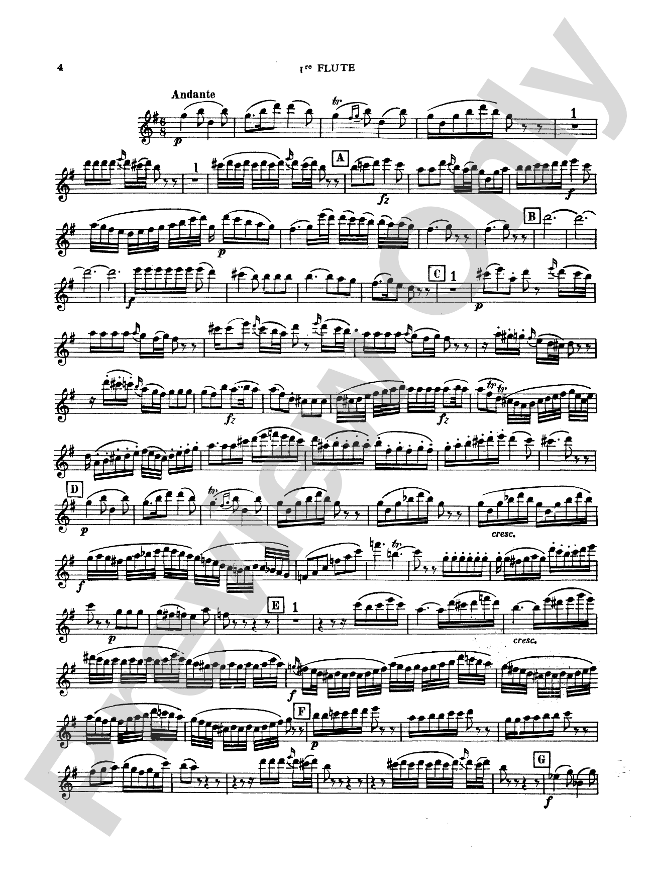 Reicha: Sinfonico, Op. 12: Flute Book