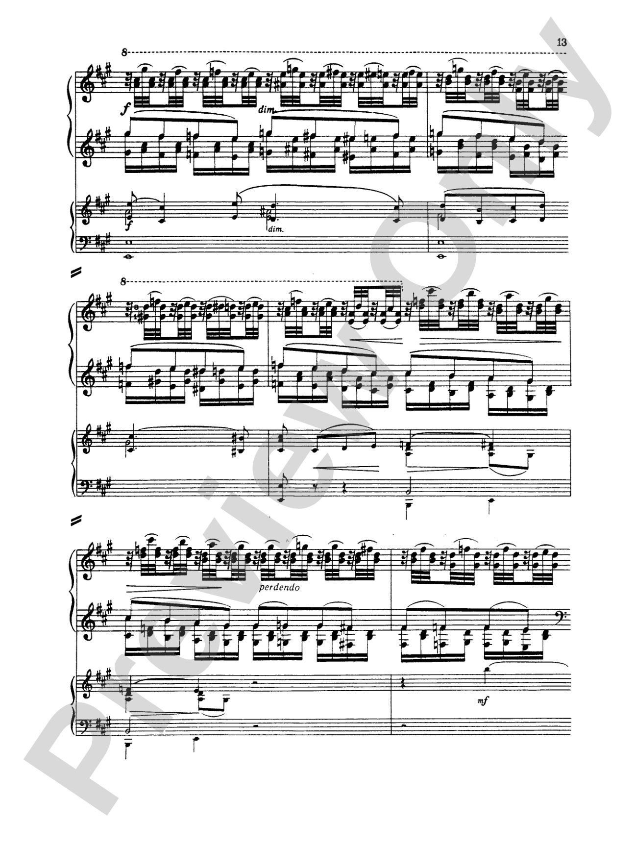 Rachmaninoff: Piano Concerto No. 1 in F sharp Minor, Op. 1: Piano Duo (2 Pianos, 4 Hands) Book (2 copies required)