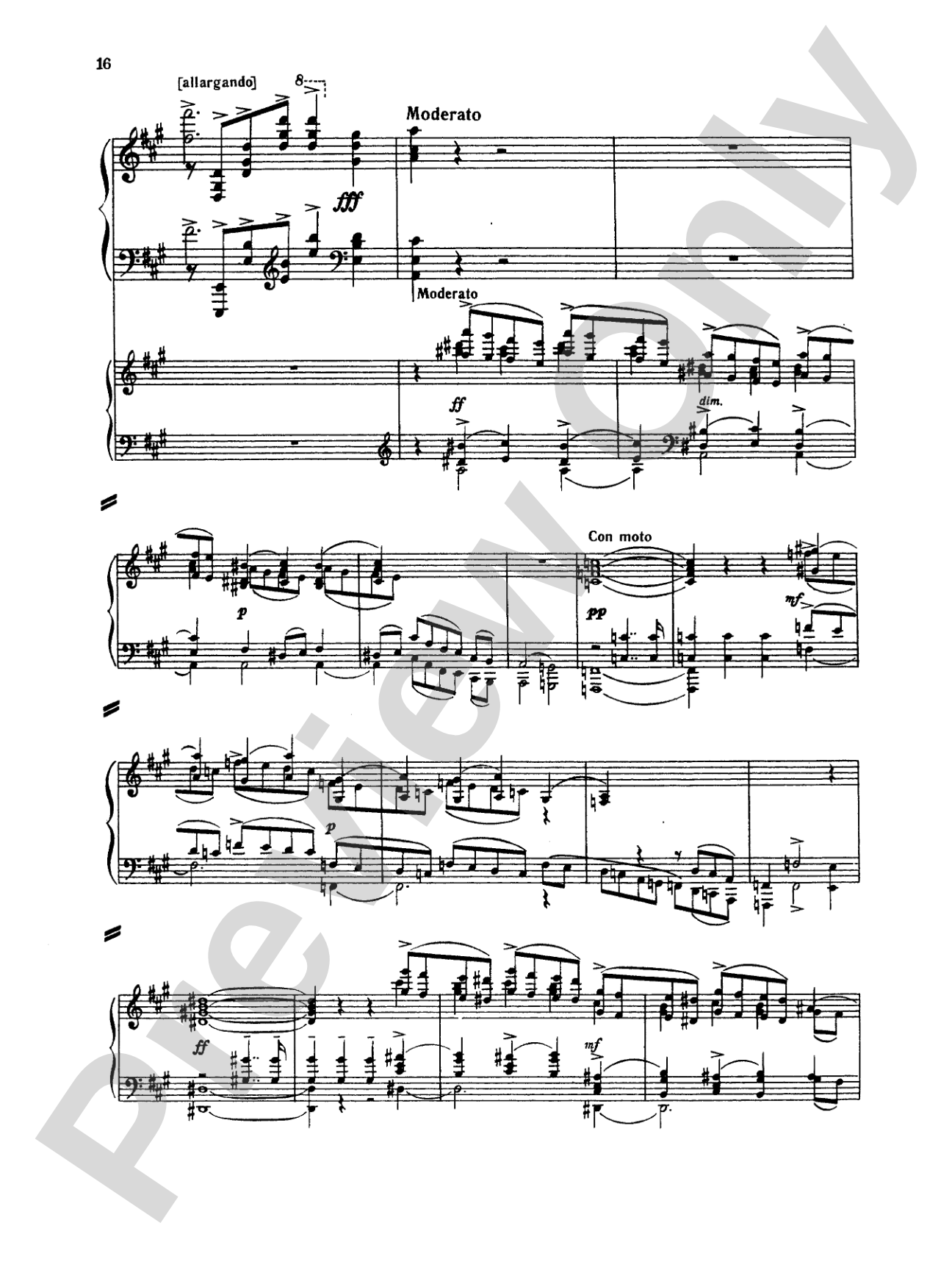 Rachmaninoff: Piano Concerto No. 1 in F sharp Minor, Op. 1: Piano Duo (2 Pianos, 4 Hands) Book (2 copies required)