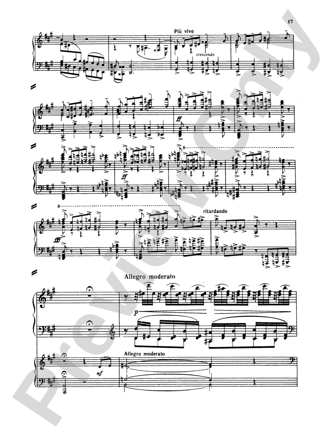 Rachmaninoff: Piano Concerto No. 1 in F sharp Minor, Op. 1: Piano Duo (2 Pianos, 4 Hands) Book (2 copies required)