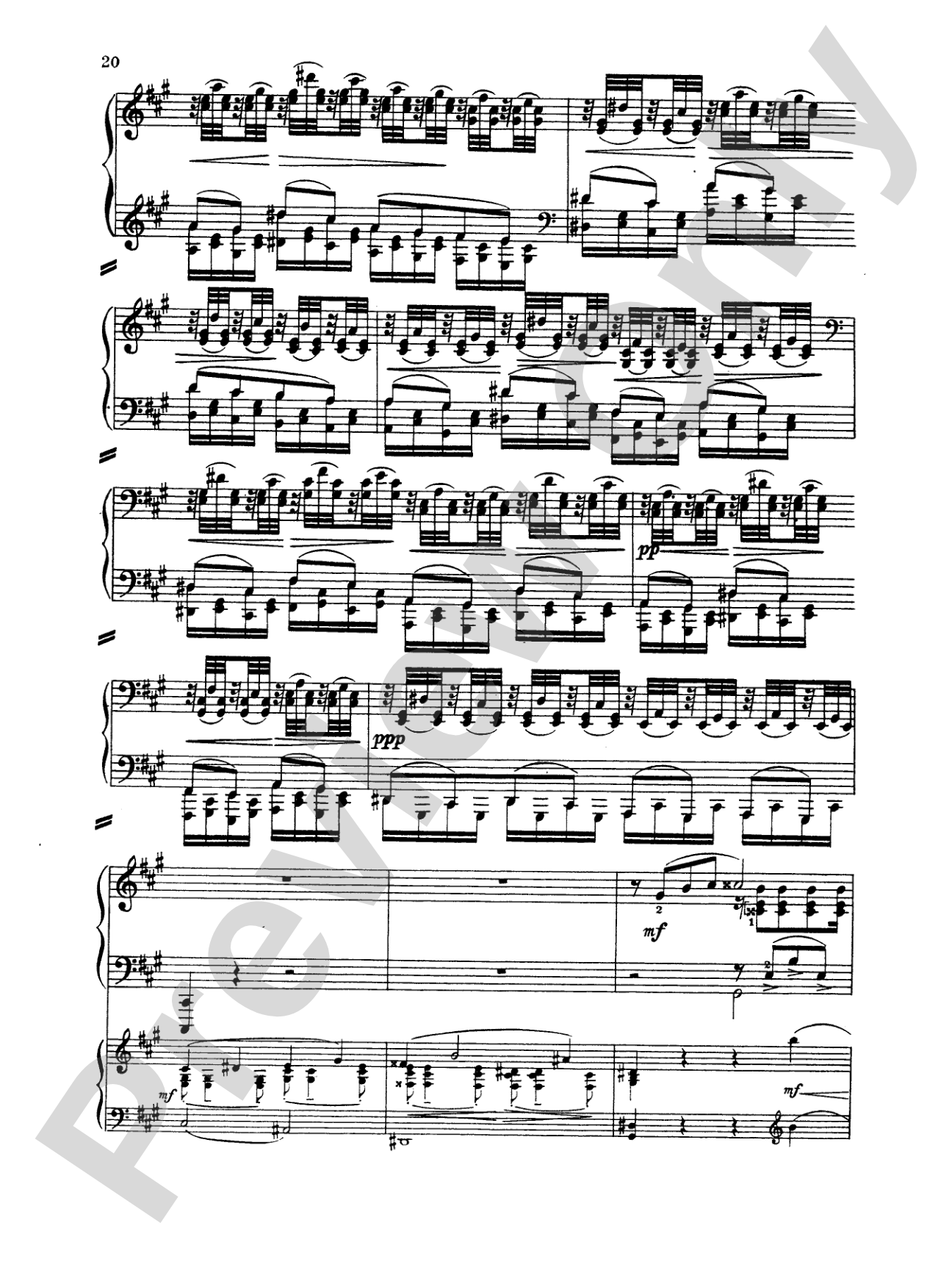 Rachmaninoff: Piano Concerto No. 1 in F sharp Minor, Op. 1: Piano Duo (2 Pianos, 4 Hands) Book (2 copies required)