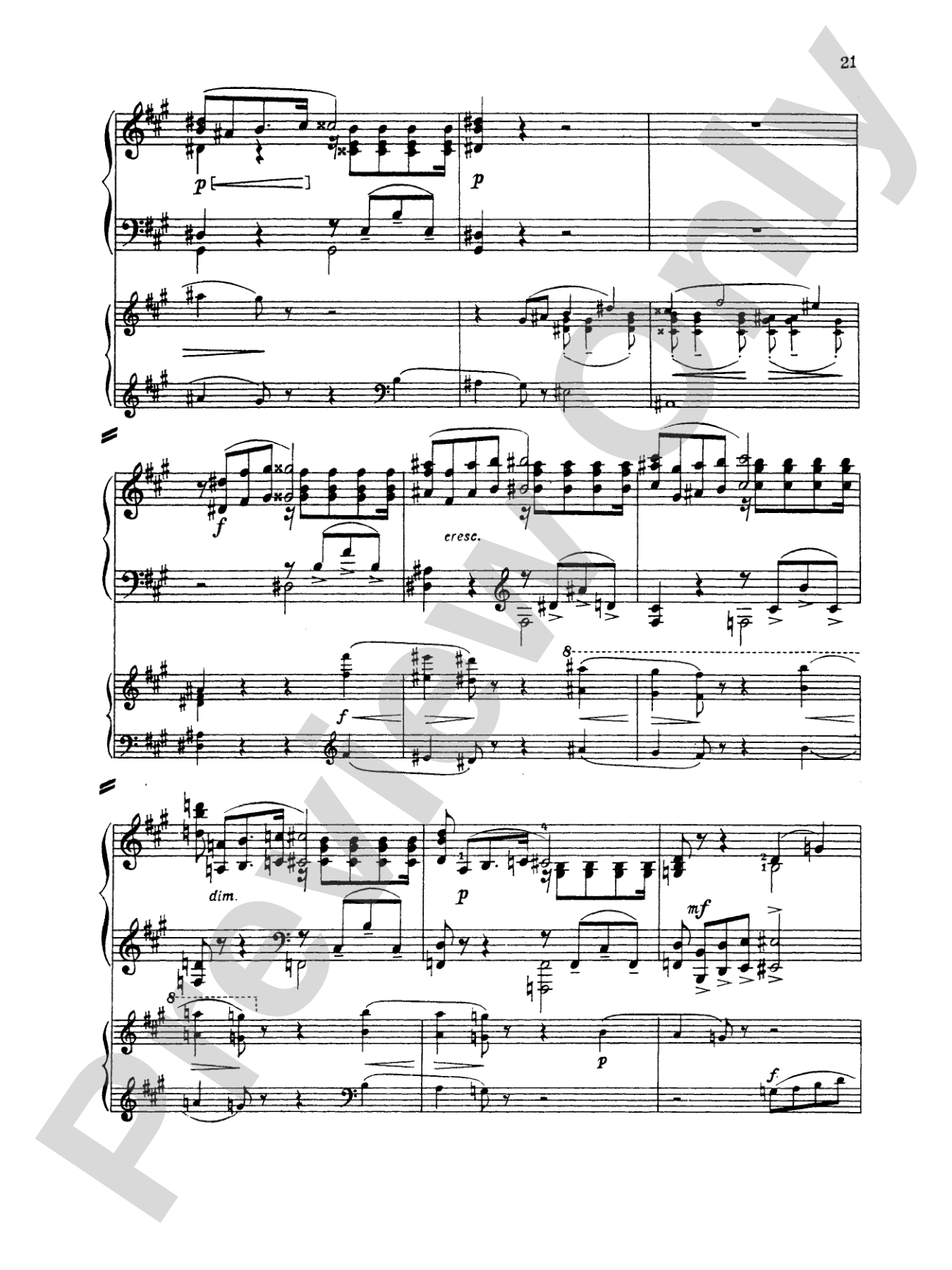 Rachmaninoff: Piano Concerto No. 1 in F sharp Minor, Op. 1: Piano Duo (2 Pianos, 4 Hands) Book (2 copies required)