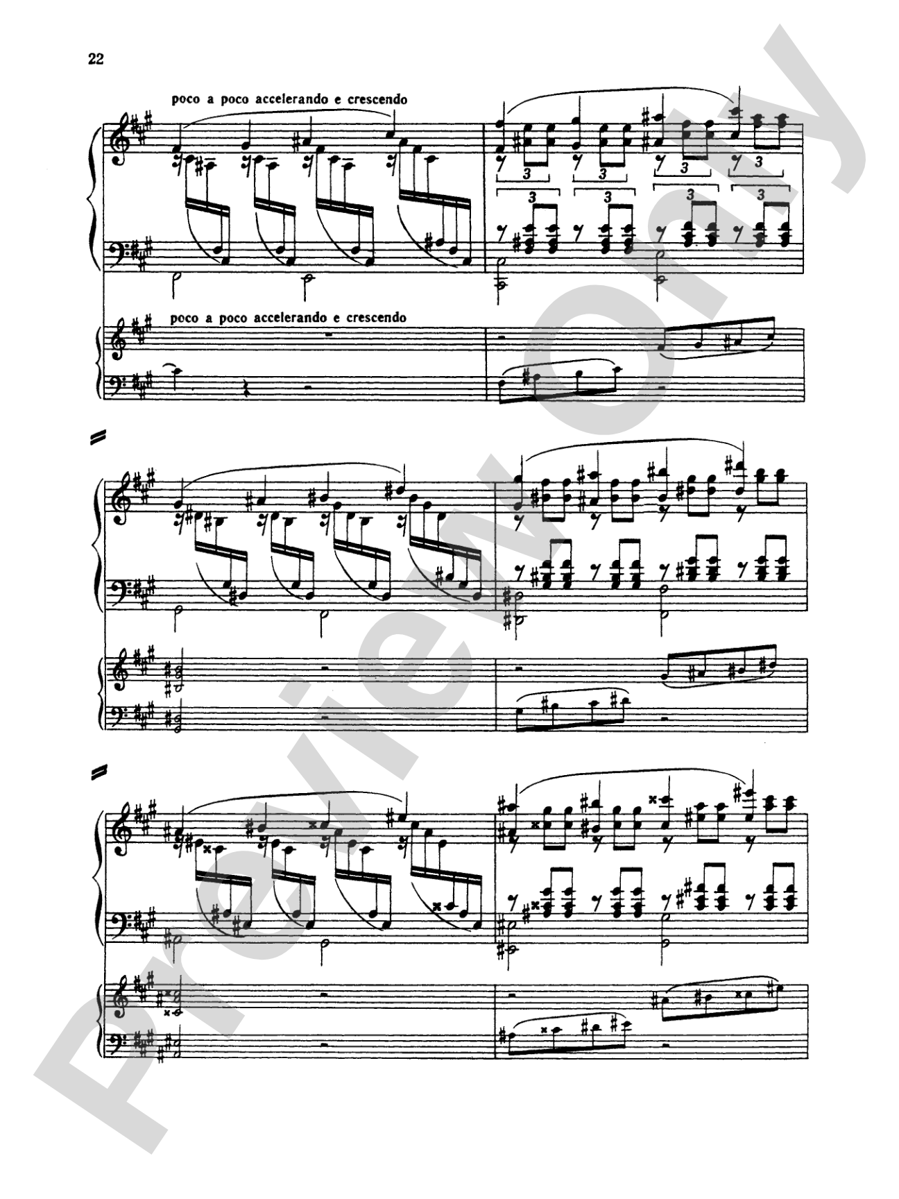 Rachmaninoff: Piano Concerto No. 1 in F sharp Minor, Op. 1: Piano Duo (2 Pianos, 4 Hands) Book (2 copies required)