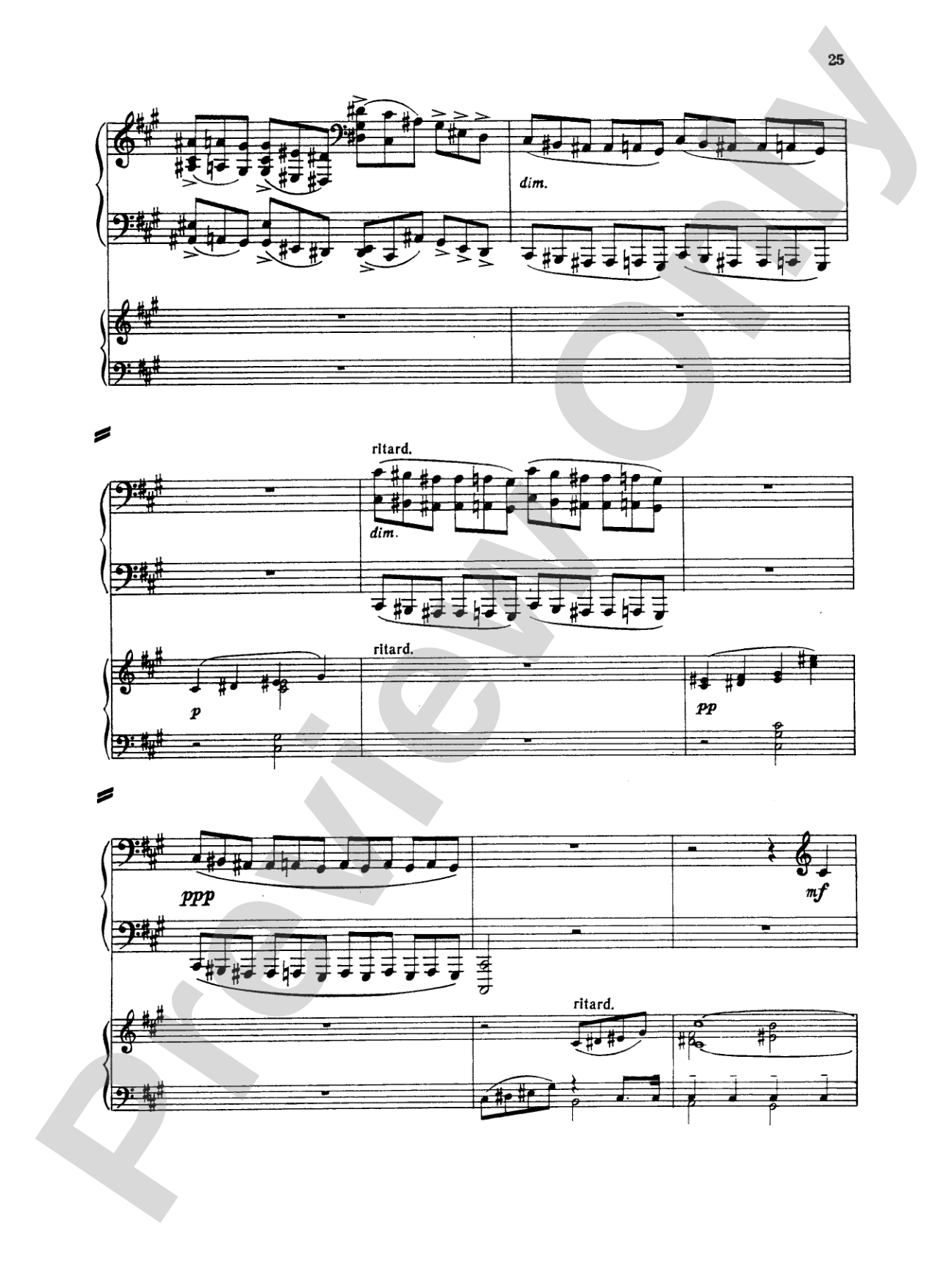 Rachmaninoff: Piano Concerto No. 1 in F sharp Minor, Op. 1: Piano Duo (2 Pianos, 4 Hands) Book (2 copies required)