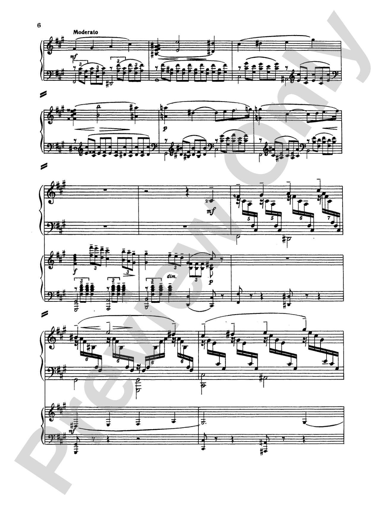 Rachmaninoff: Piano Concerto No. 1 in F sharp Minor, Op. 1: Piano Duo (2 Pianos, 4 Hands) Book (2 copies required)