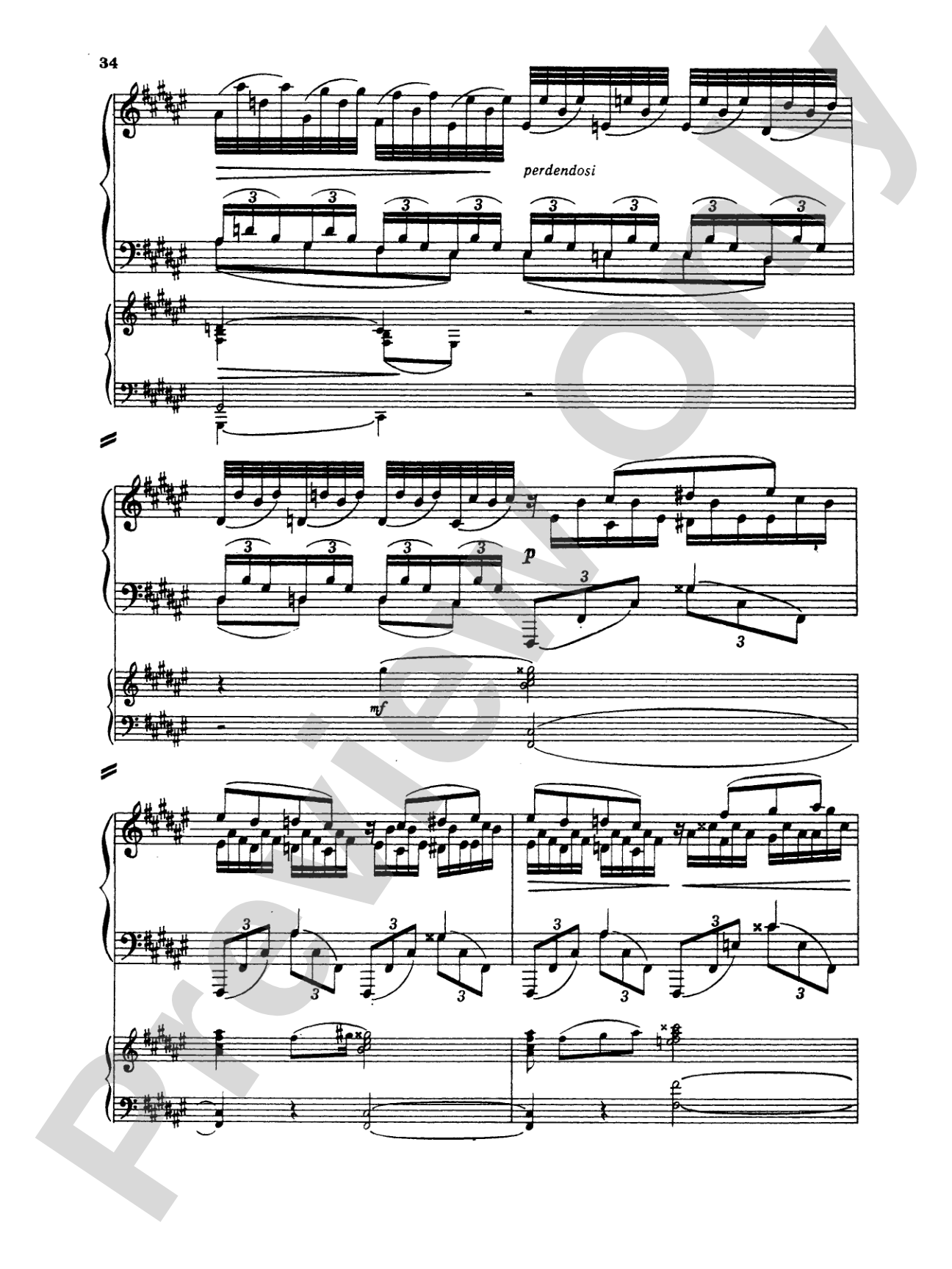 Rachmaninoff: Piano Concerto No. 1 in F sharp Minor, Op. 1: Piano Duo (2 Pianos, 4 Hands) Book (2 copies required)