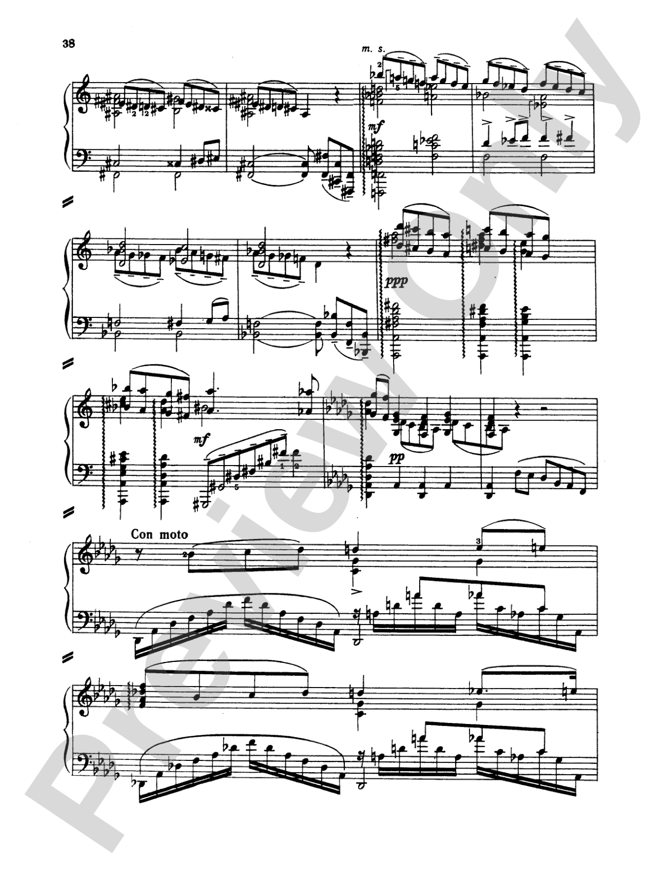 Rachmaninoff: Piano Concerto No. 1 in F sharp Minor, Op. 1: Piano Duo (2 Pianos, 4 Hands) Book (2 copies required)