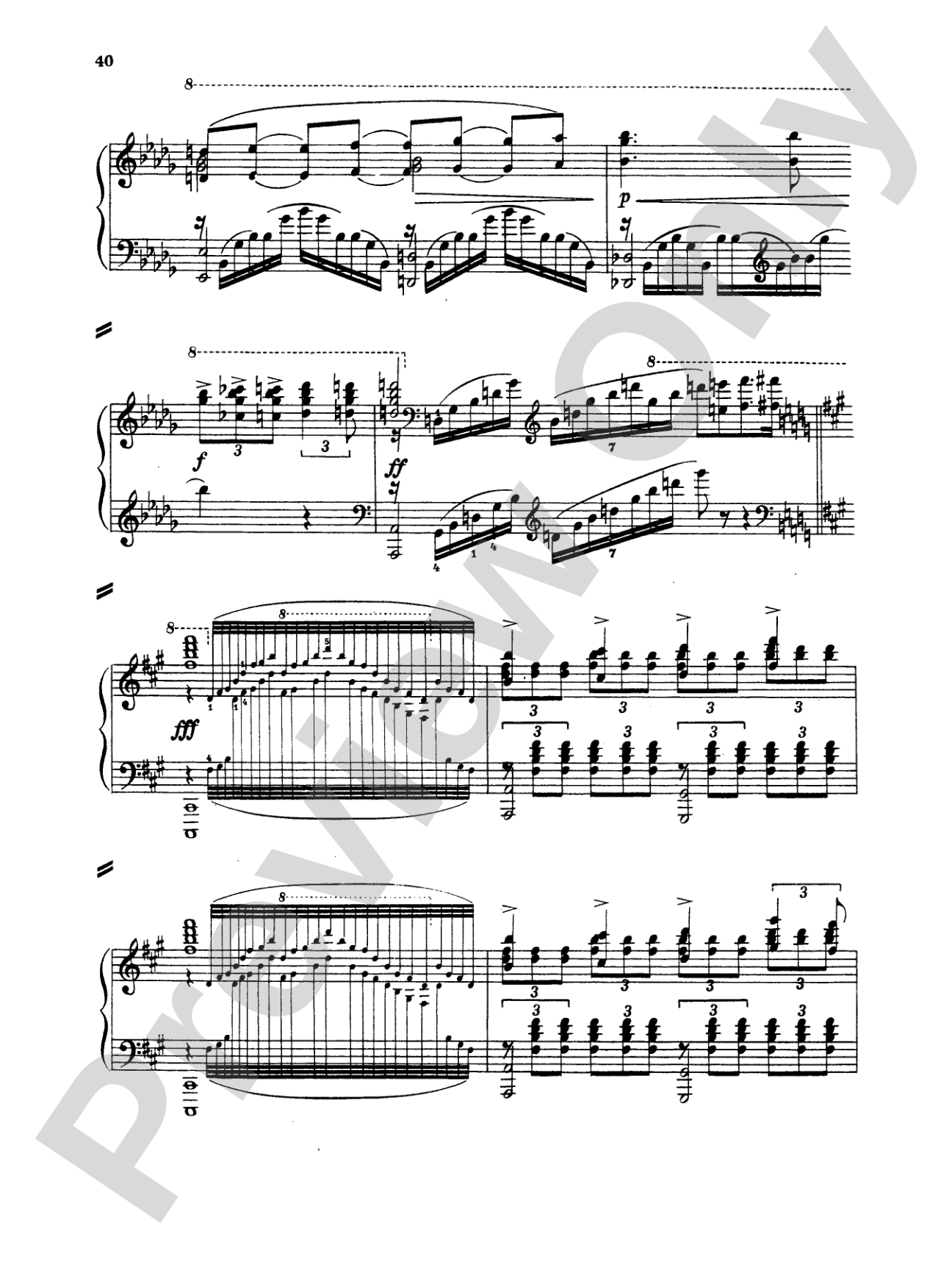 Rachmaninoff: Piano Concerto No. 1 in F sharp Minor, Op. 1: Piano Duo (2 Pianos, 4 Hands) Book (2 copies required)