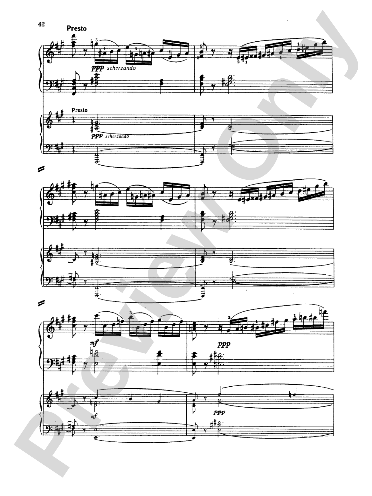 Rachmaninoff: Piano Concerto No. 1 in F sharp Minor, Op. 1: Piano Duo (2 Pianos, 4 Hands) Book (2 copies required)