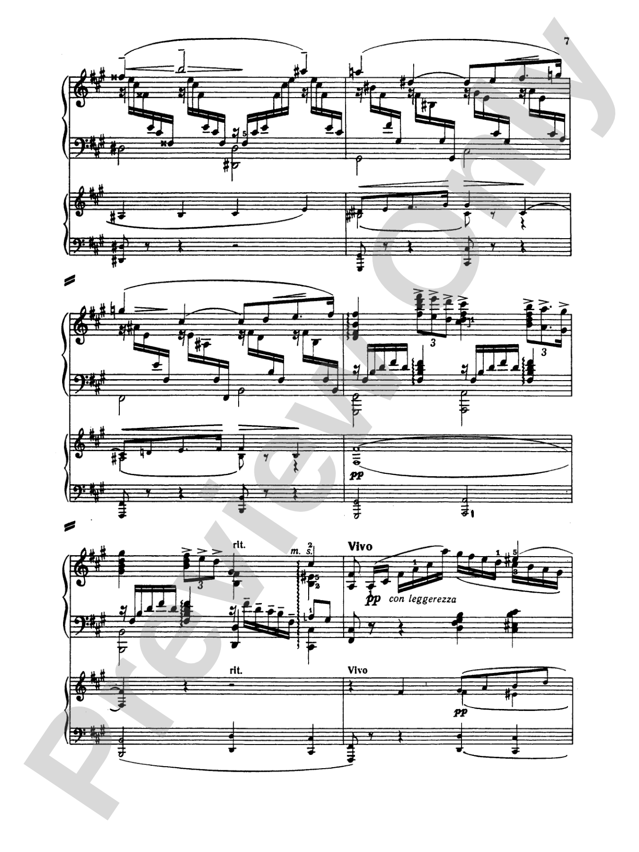 Rachmaninoff: Piano Concerto No. 1 in F sharp Minor, Op. 1: Piano Duo (2 Pianos, 4 Hands) Book (2 copies required)