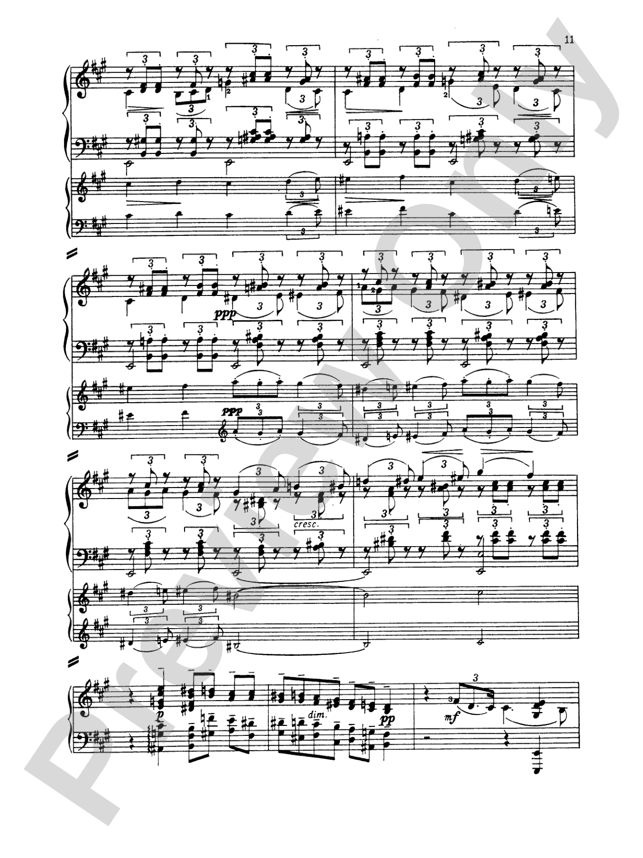 Rachmaninoff: Piano Concerto No. 1 in F sharp Minor, Op. 1: Piano Duo (2 Pianos, 4 Hands) Book (2 copies required)