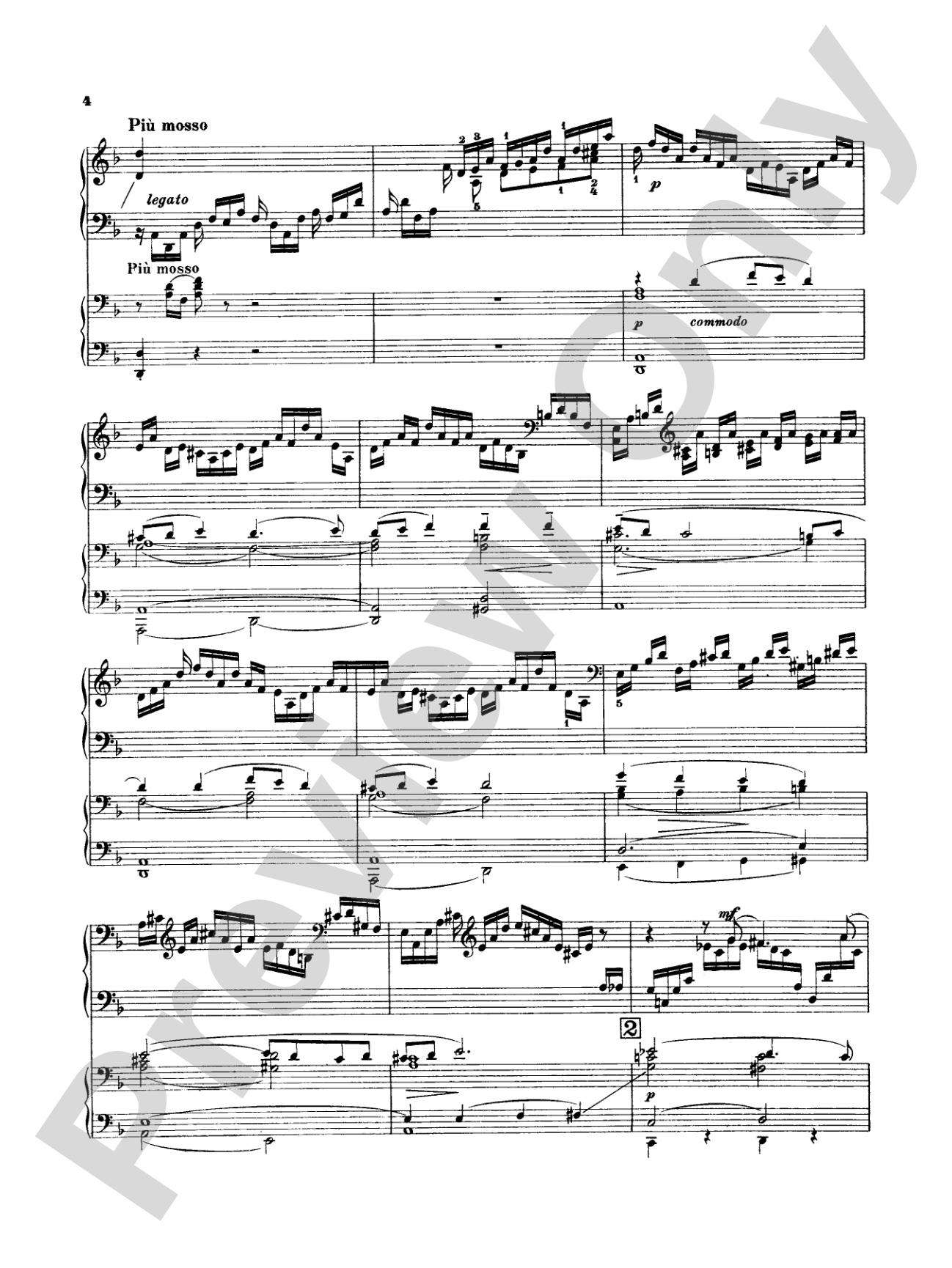 Rachmaninoff: Piano Concerto No. 3 in D Minor, Op. 30: Piano Duo (2 Pianos, 4 Hands) Book (2 copies required)