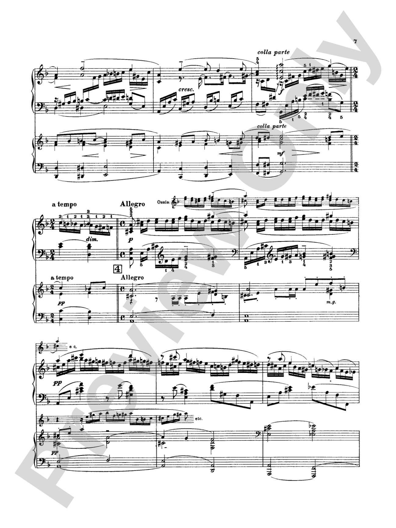 Rachmaninoff: Piano Concerto No. 3 in D Minor, Op. 30: Piano Duo (2 Pianos, 4 Hands) Book (2 copies required)