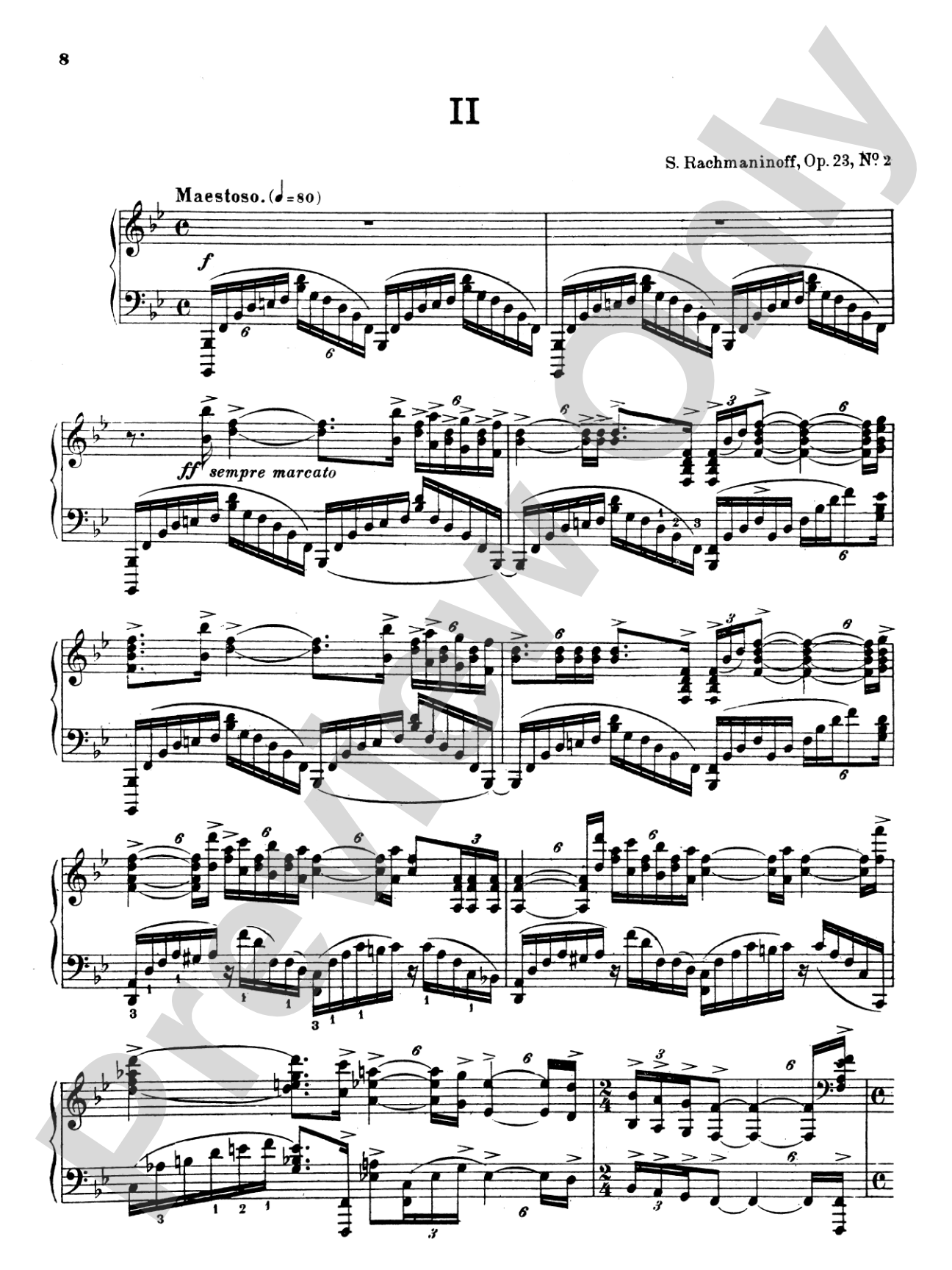Rachmaninoff: Ten Preludes, Op. 23