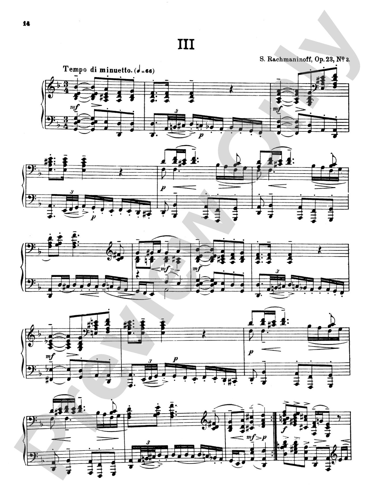 Rachmaninoff: Ten Preludes, Op. 23
