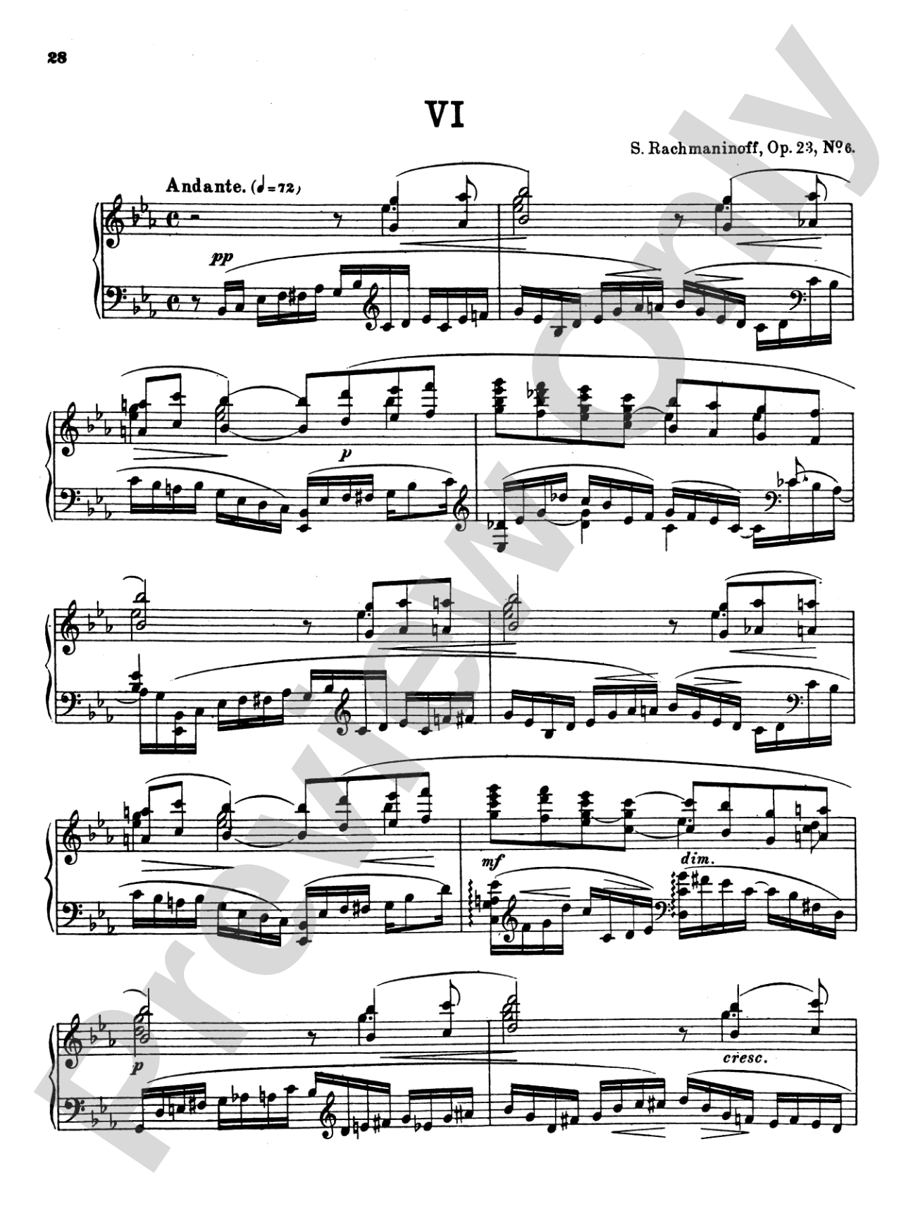 Rachmaninoff: Ten Preludes, Op. 23