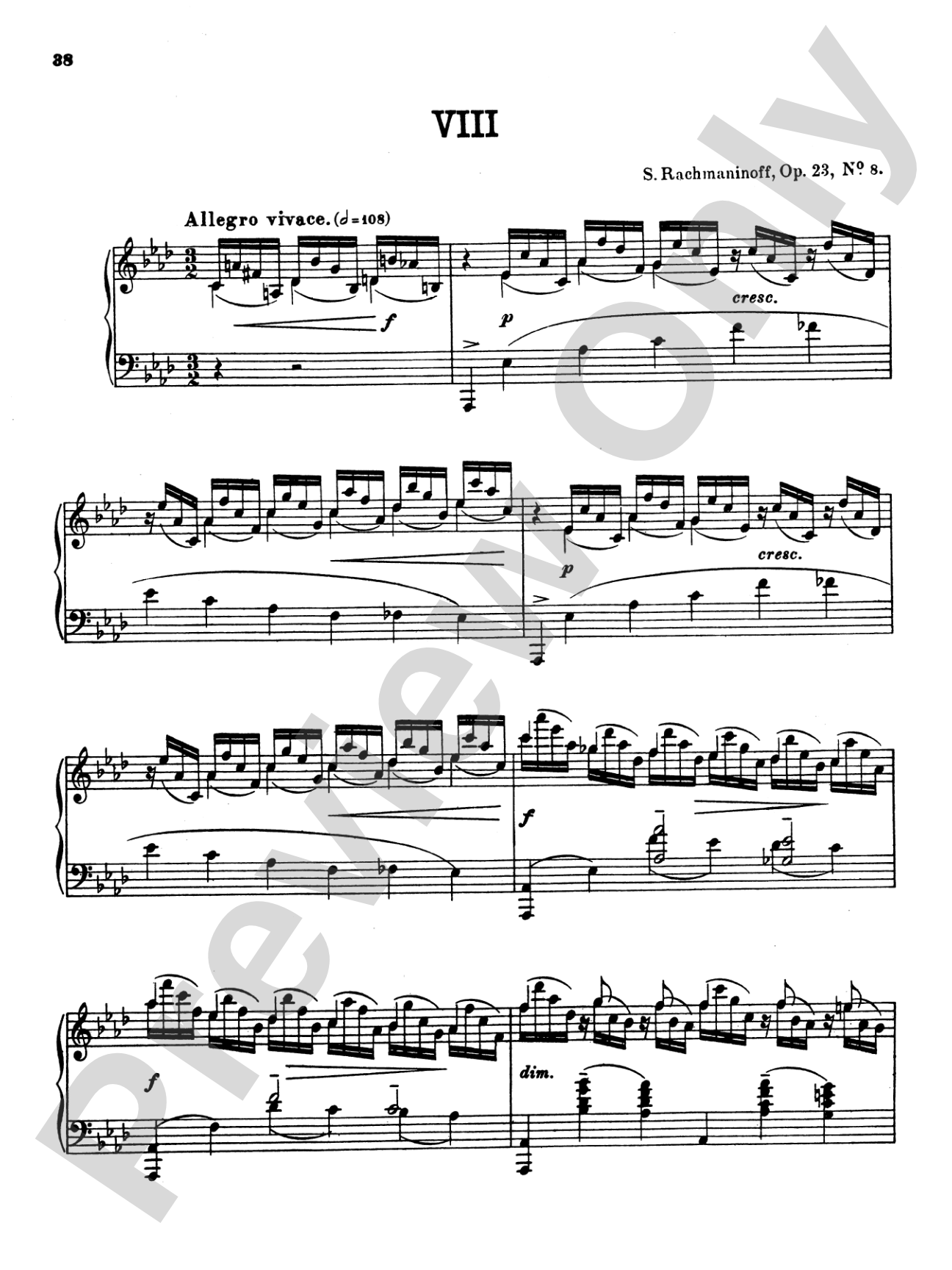 Rachmaninoff: Ten Preludes, Op. 23