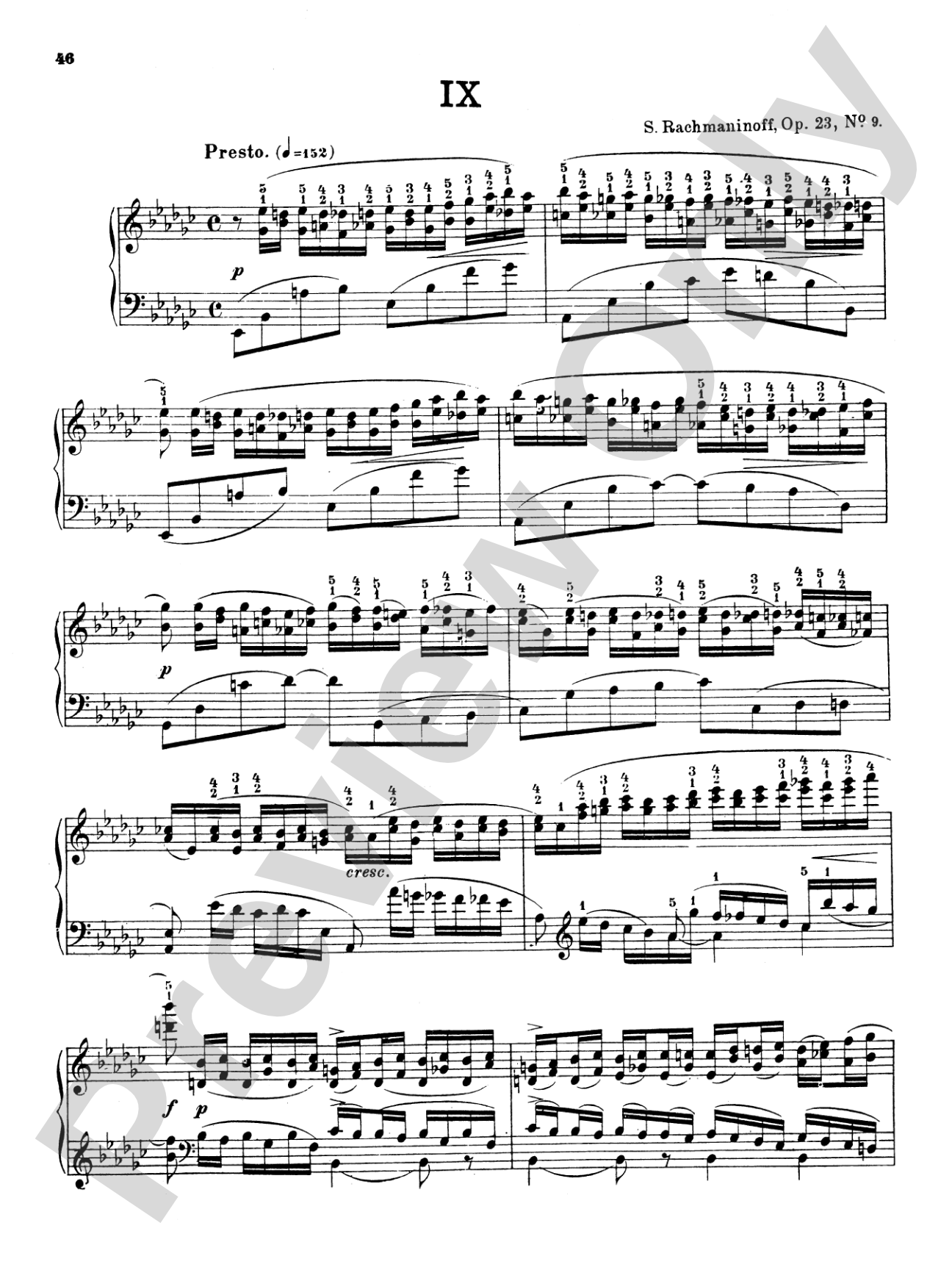 Rachmaninoff: Ten Preludes, Op. 23
