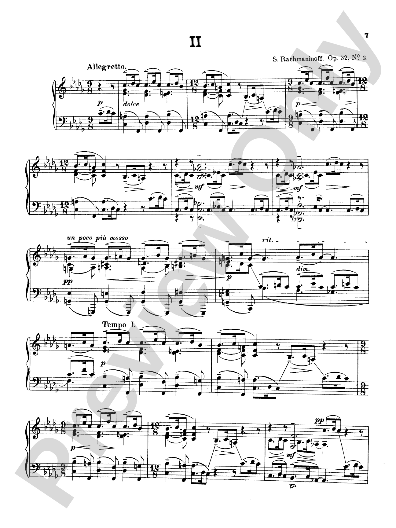 Rachmaninoff: Fourteen Preludes