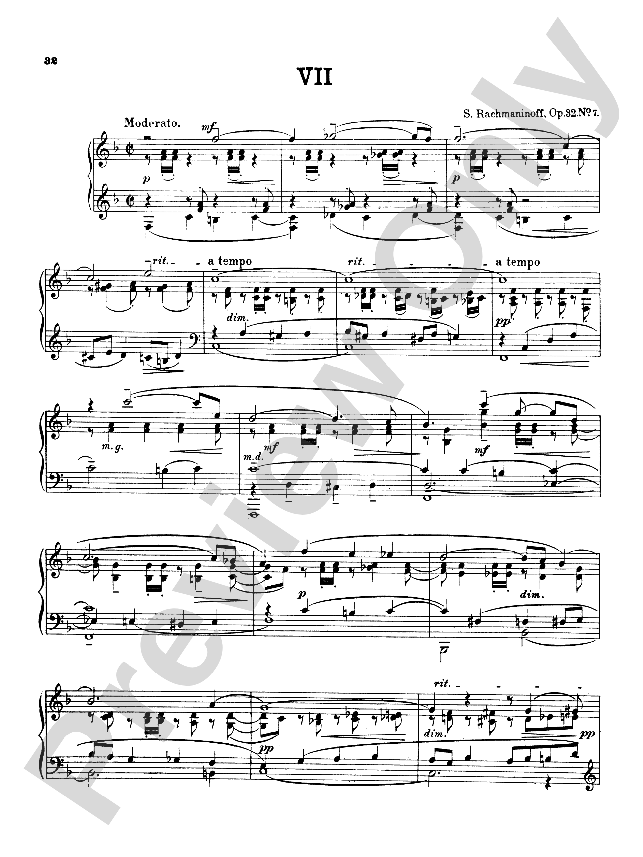 Rachmaninoff: Fourteen Preludes