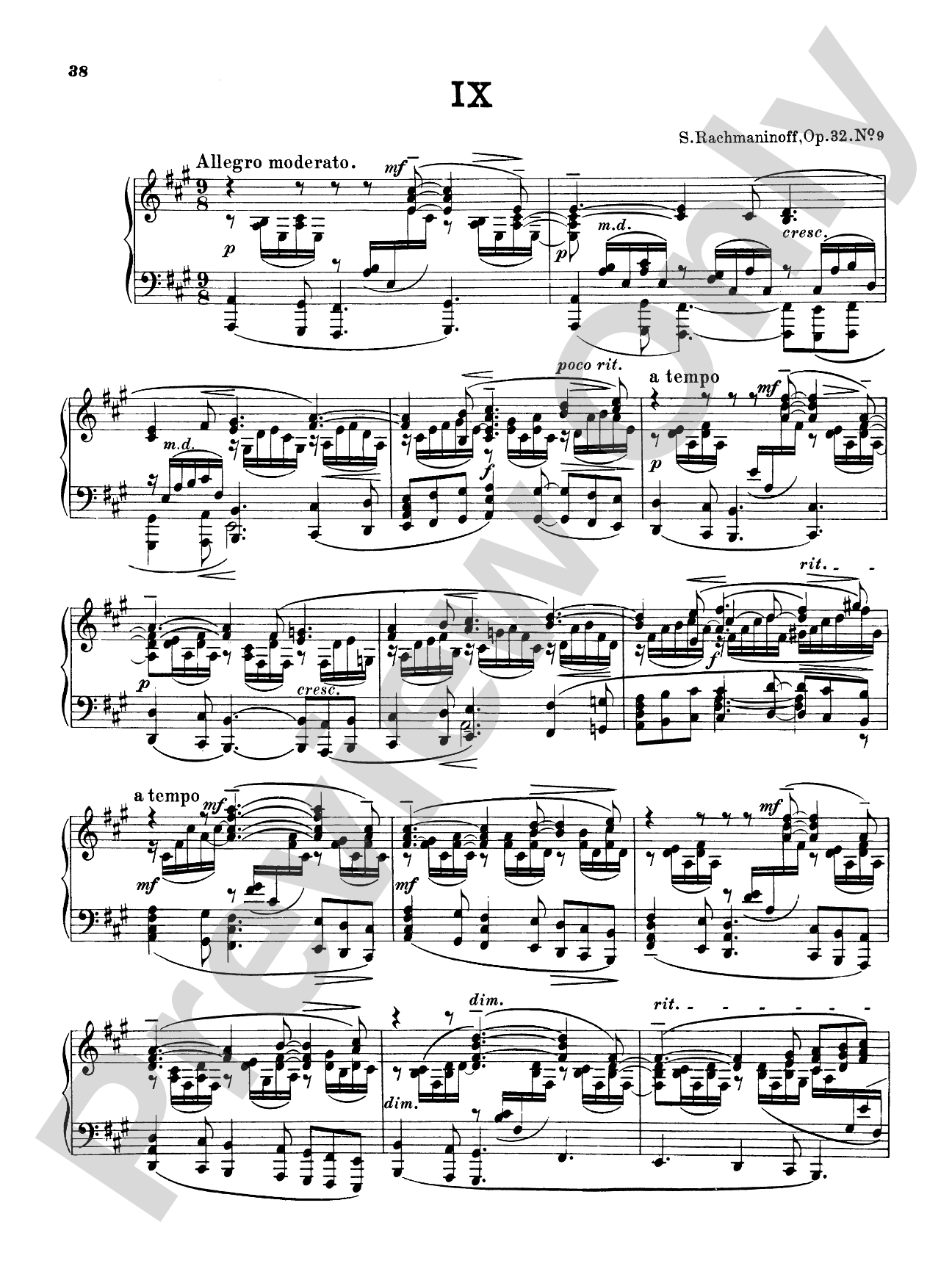 Rachmaninoff: Fourteen Preludes