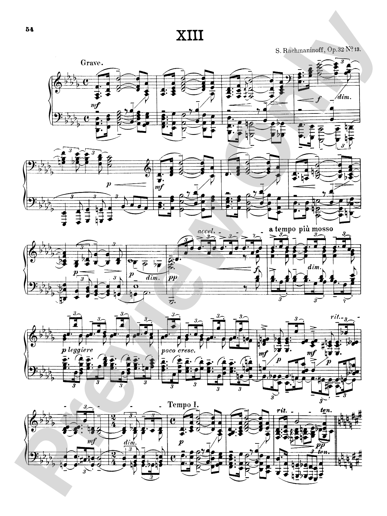 Rachmaninoff: Fourteen Preludes