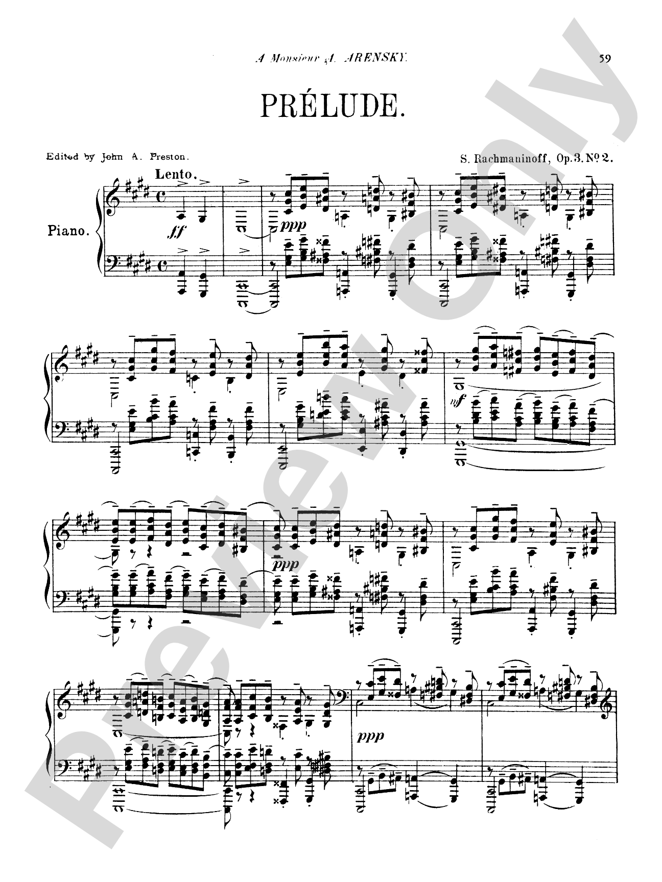 Rachmaninoff: Fourteen Preludes