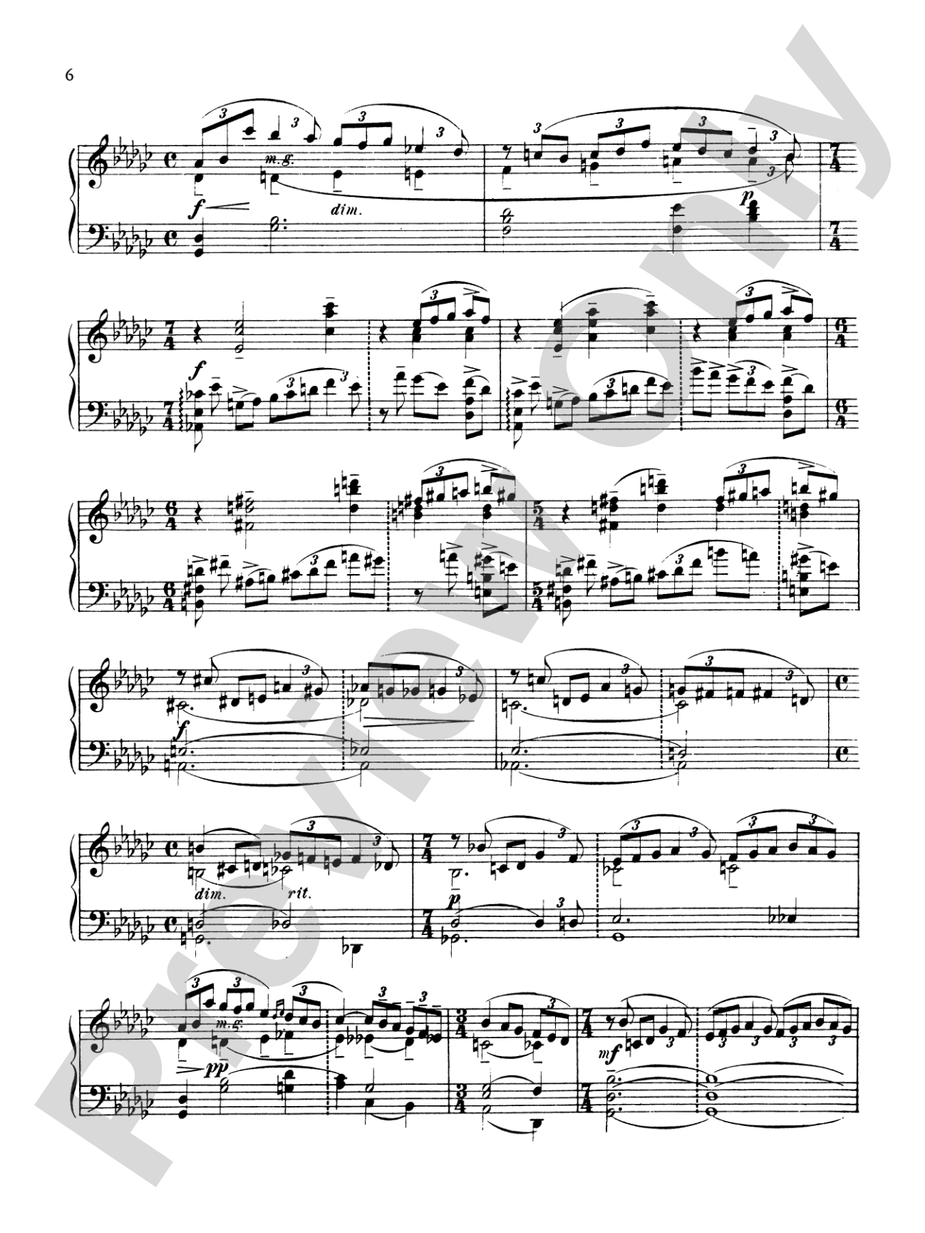 Rachmaninoff: Moments Musicaux, Op. 16: Piano Book