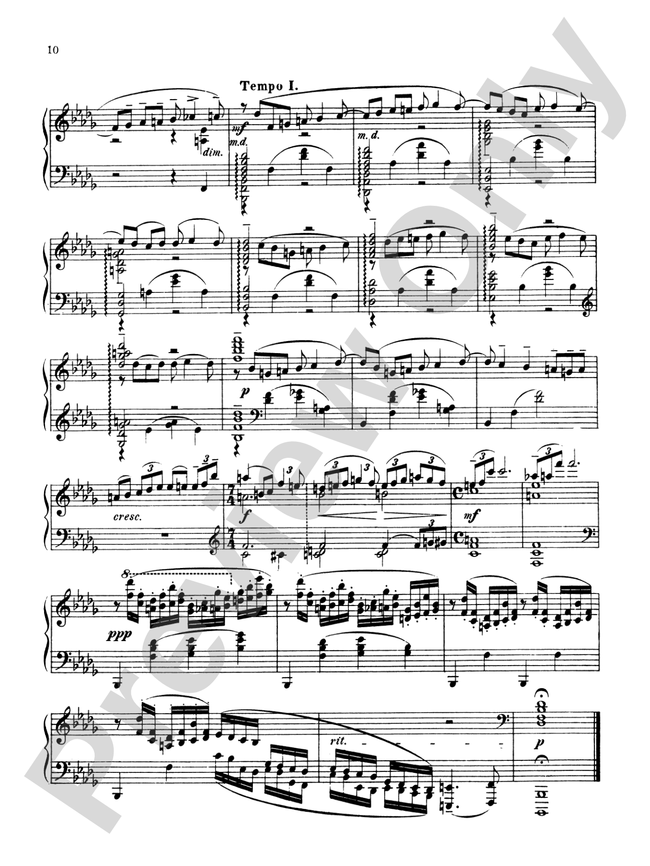 Rachmaninoff: Moments Musicaux, Op. 16: Piano Book