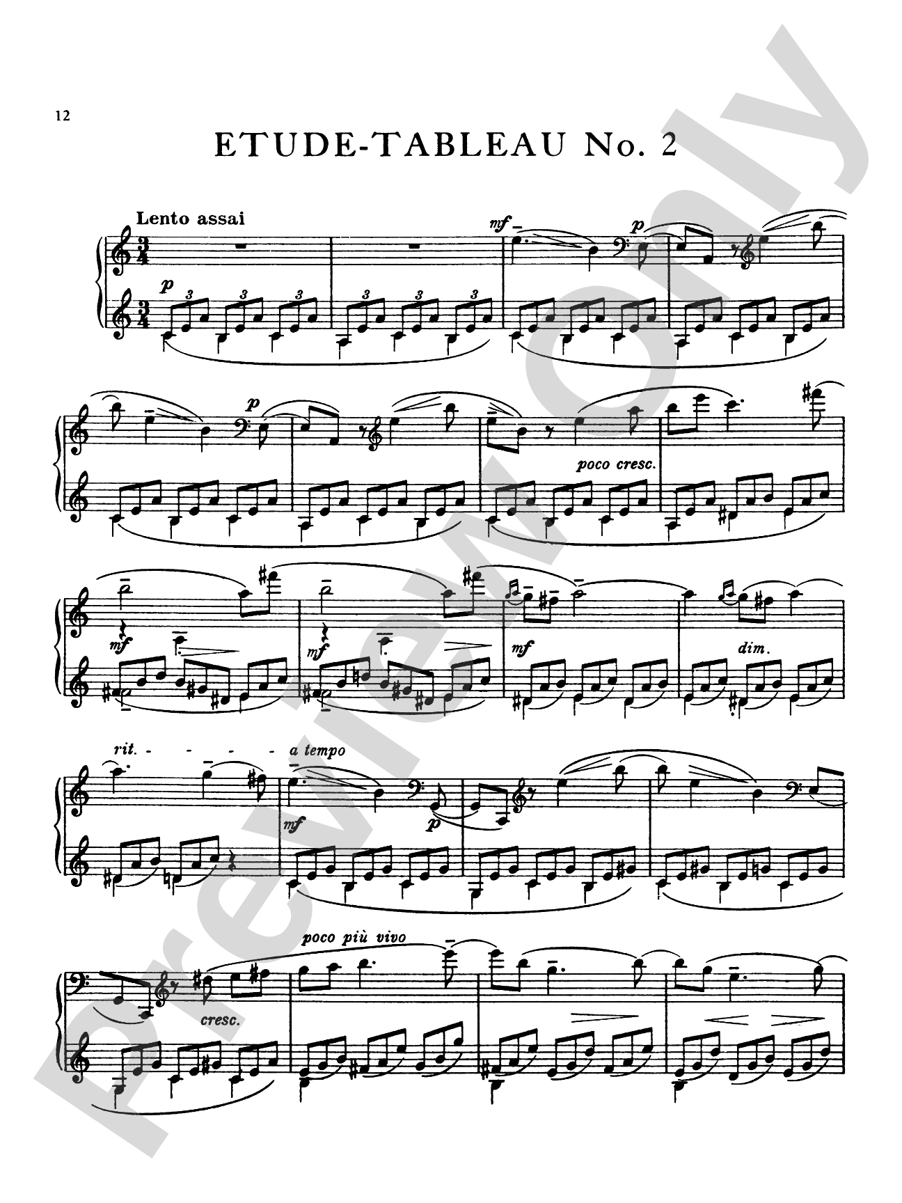 Rachmaninoff: Etudes Tableaux, Op. 39