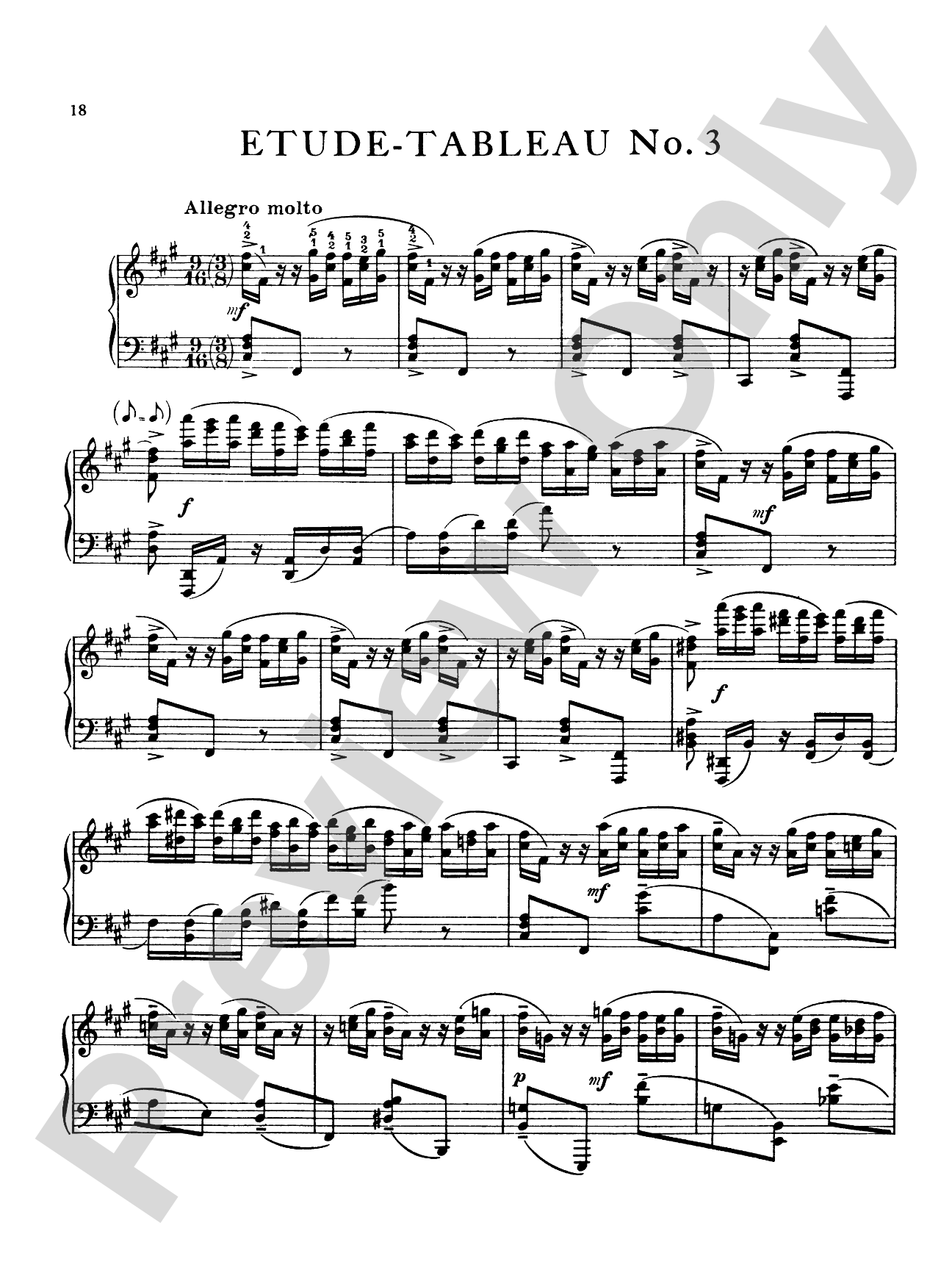 Rachmaninoff: Etudes Tableaux, Op. 39