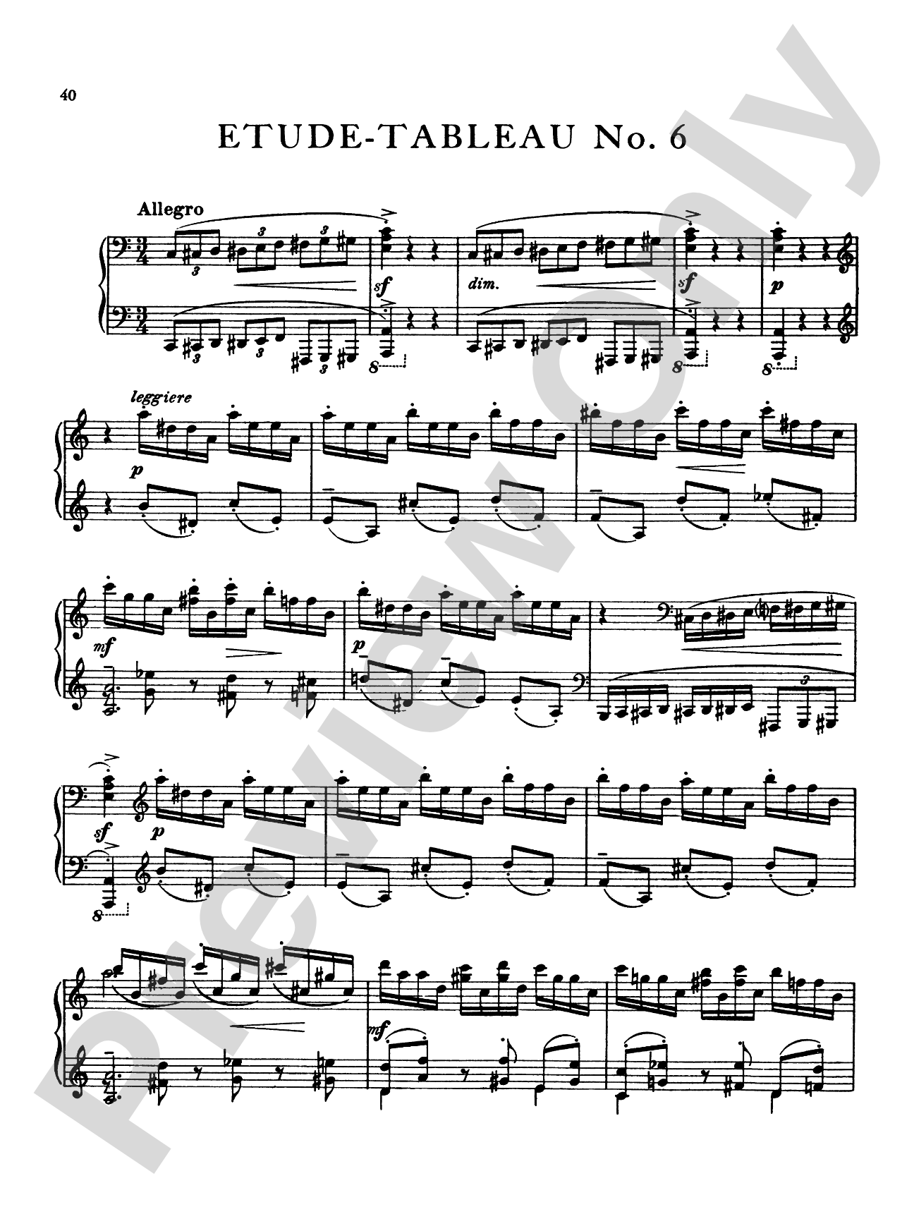 Rachmaninoff: Etudes Tableaux, Op. 39