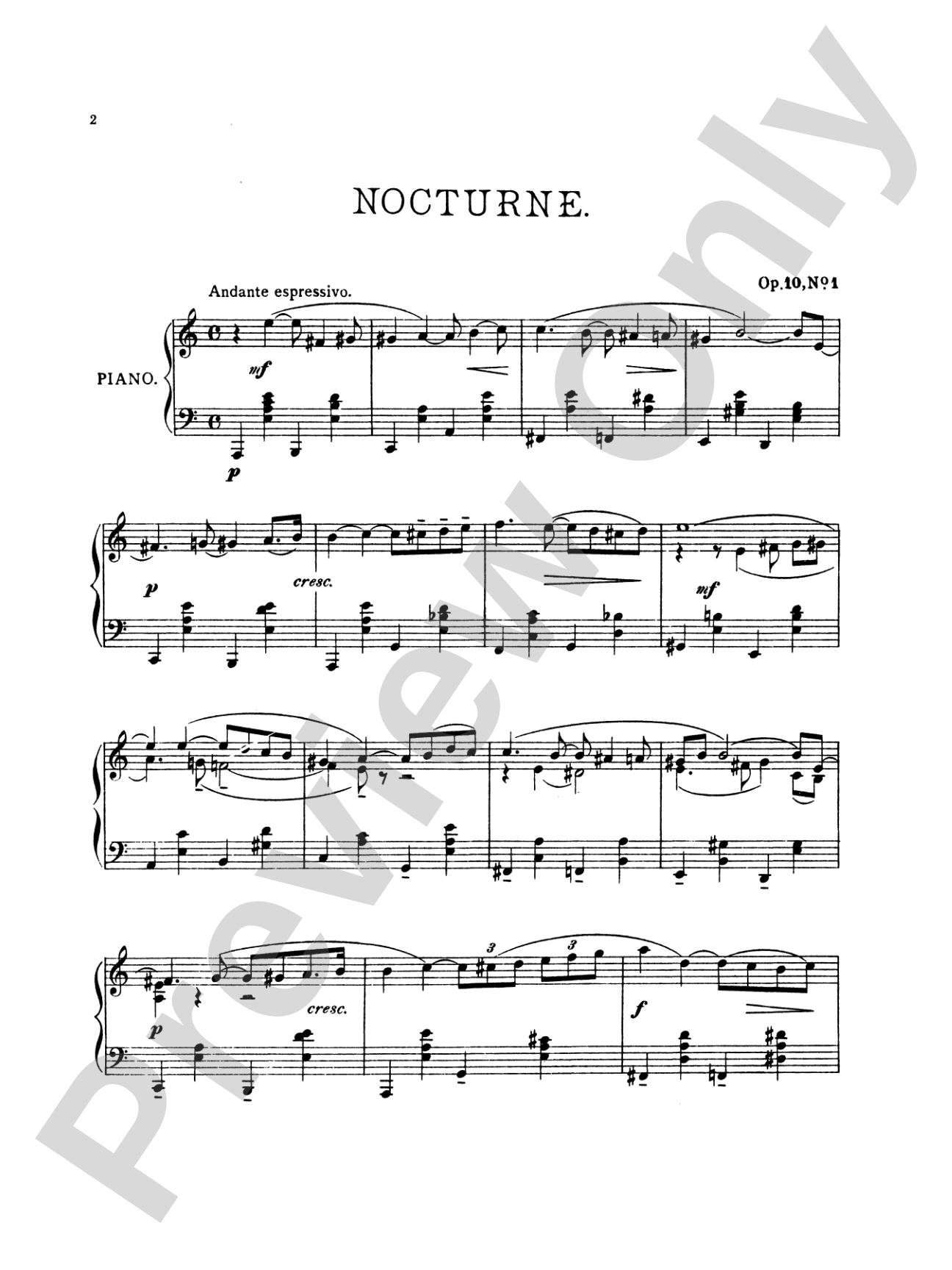 Rachmaninoff: Piano Pieces, Op. 10: Piano Book