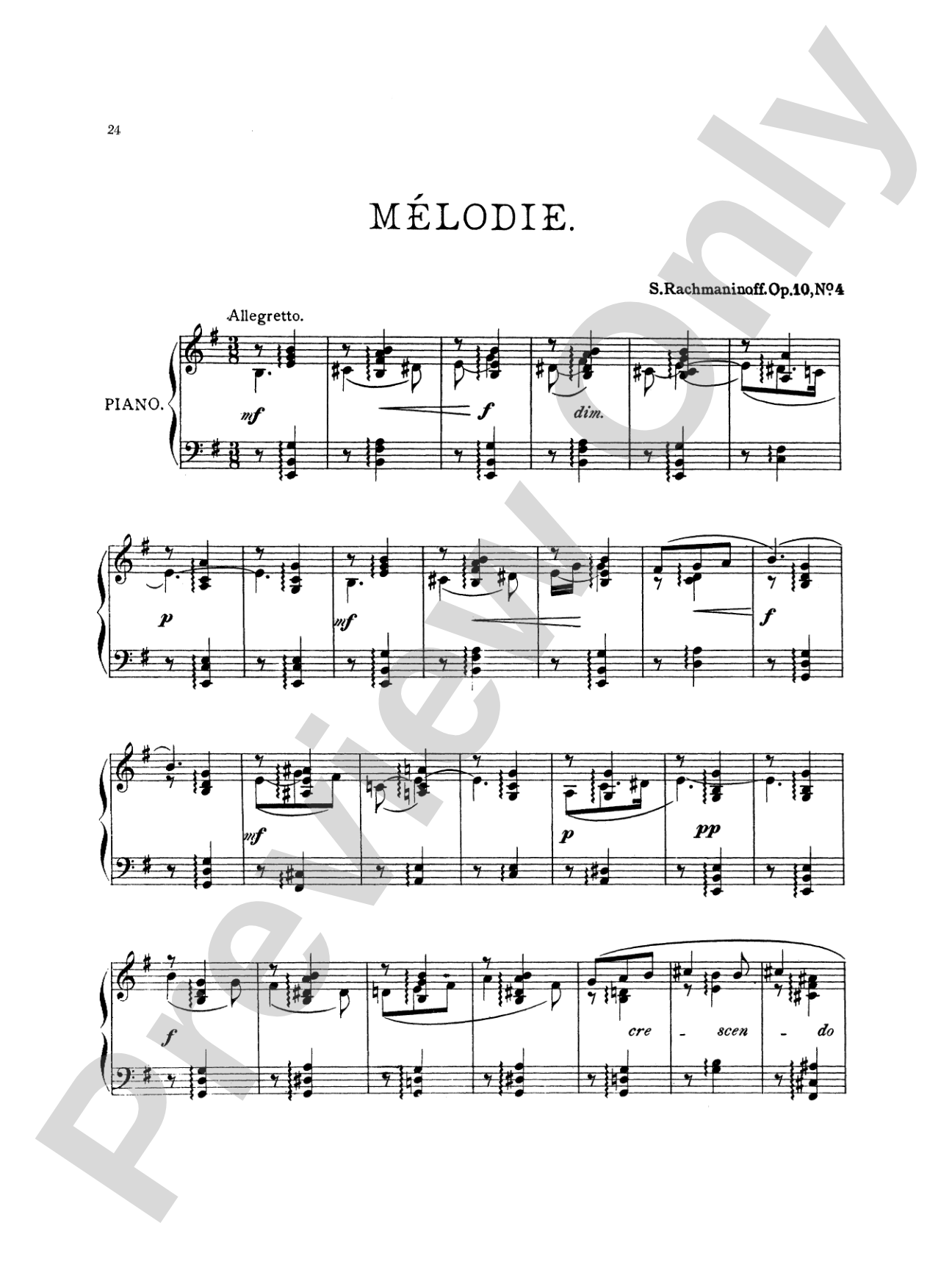Rachmaninoff: Piano Pieces, Op. 10