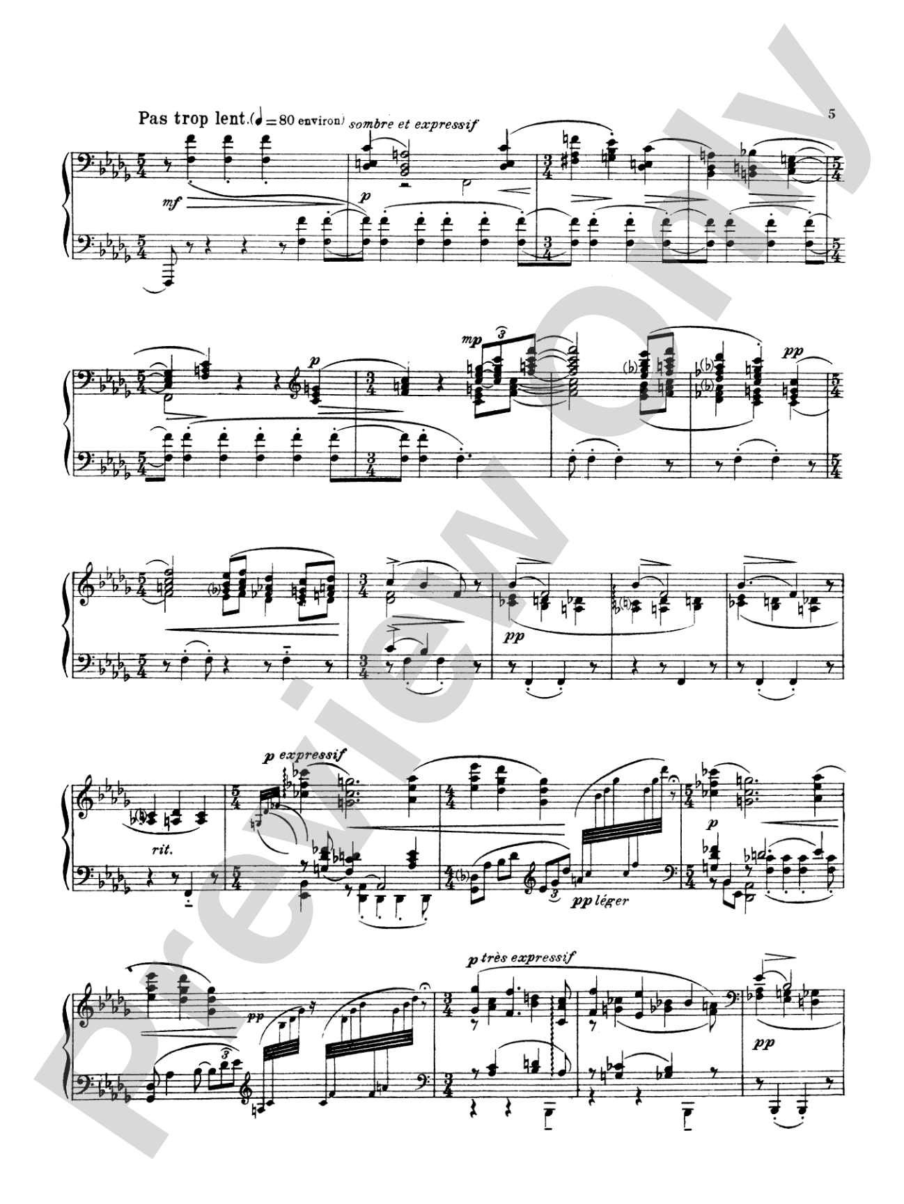 Ravel: An Album for Piano Solo: Piano Book