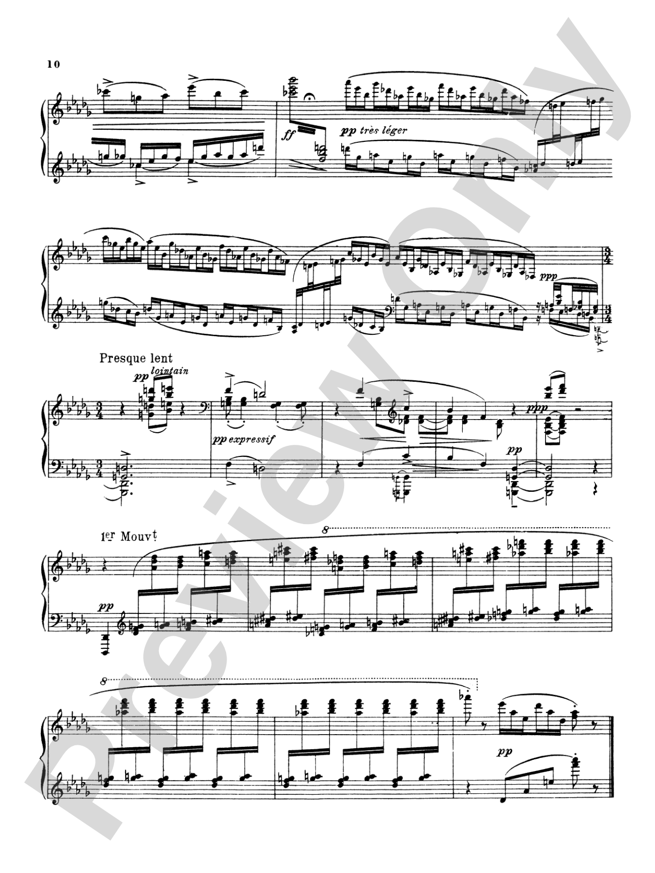 Ravel: An Album for Piano Solo: Piano Book