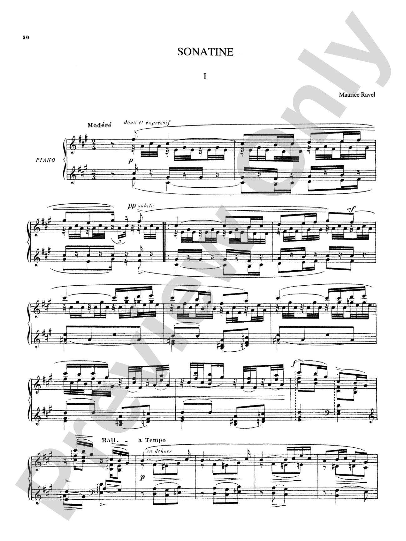 Ravel: An Album for Piano Solo