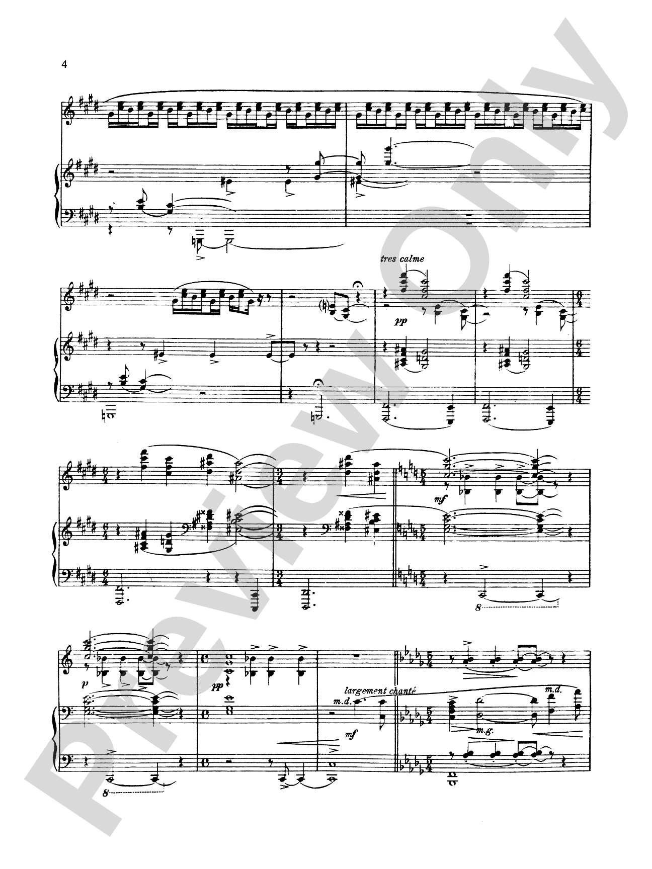 Ravel: La Vallée des Cloches: Piano