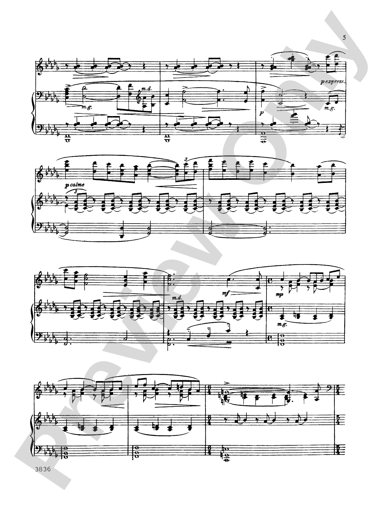 Ravel: La Vallée des Cloches: Piano