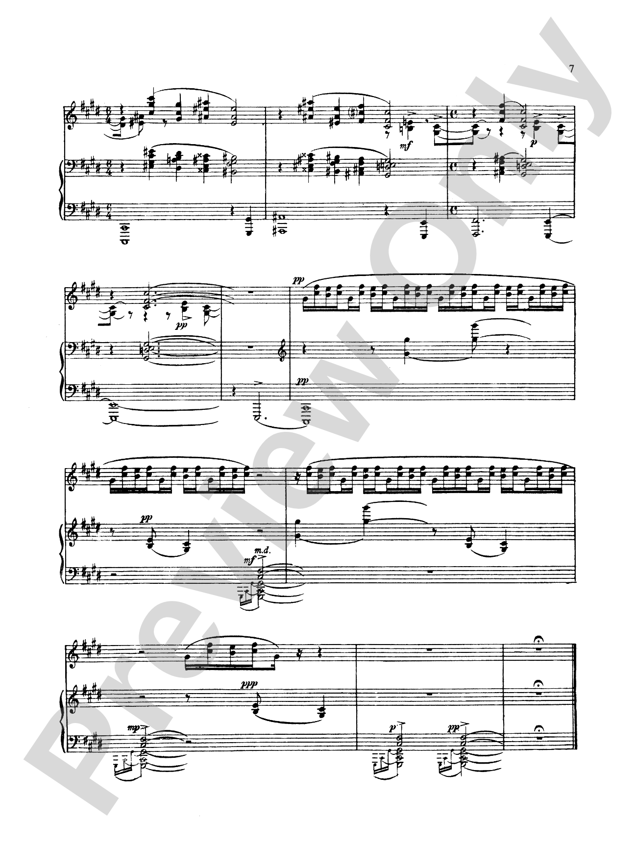 Ravel: La Vallée des Cloches: Piano