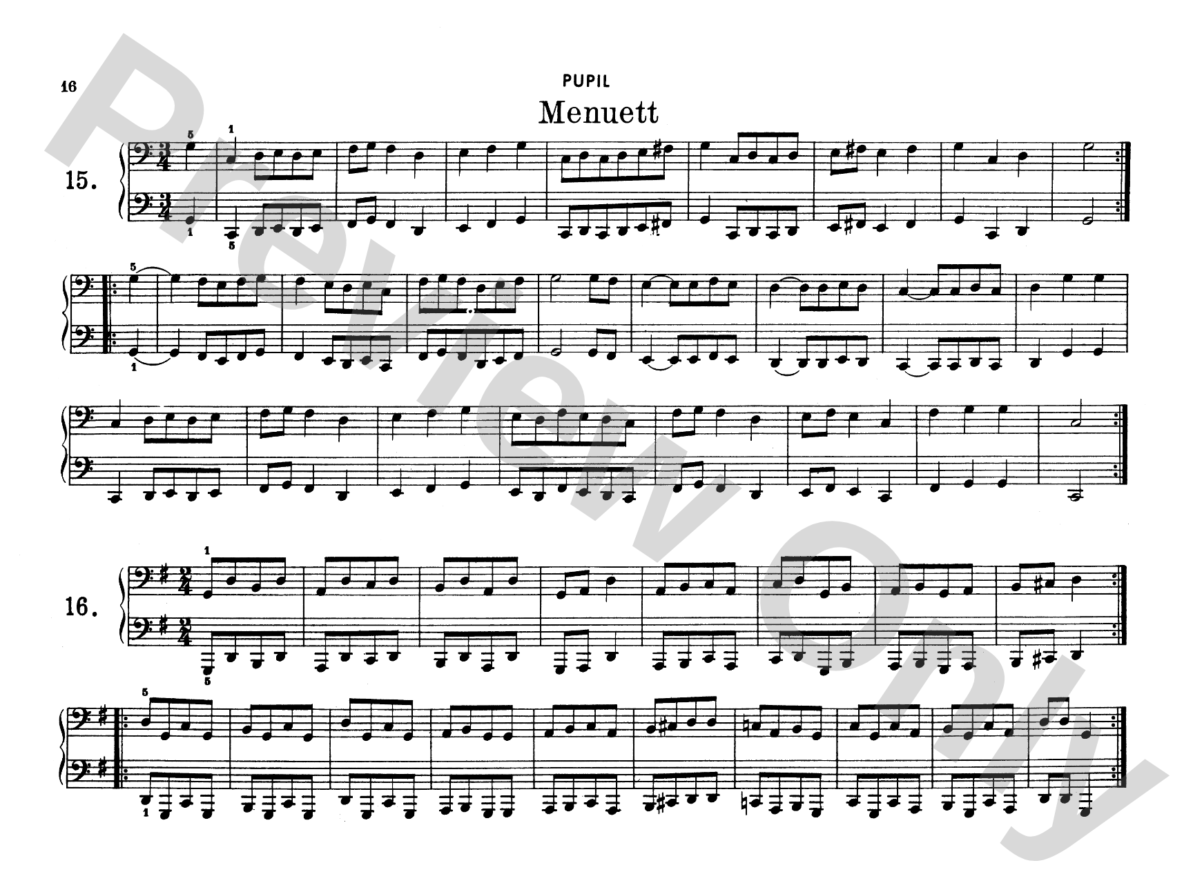 Ruthardt: Teacher and Pupil: Piano Duet (1 Piano, 4 Hands) Comb Bound Book