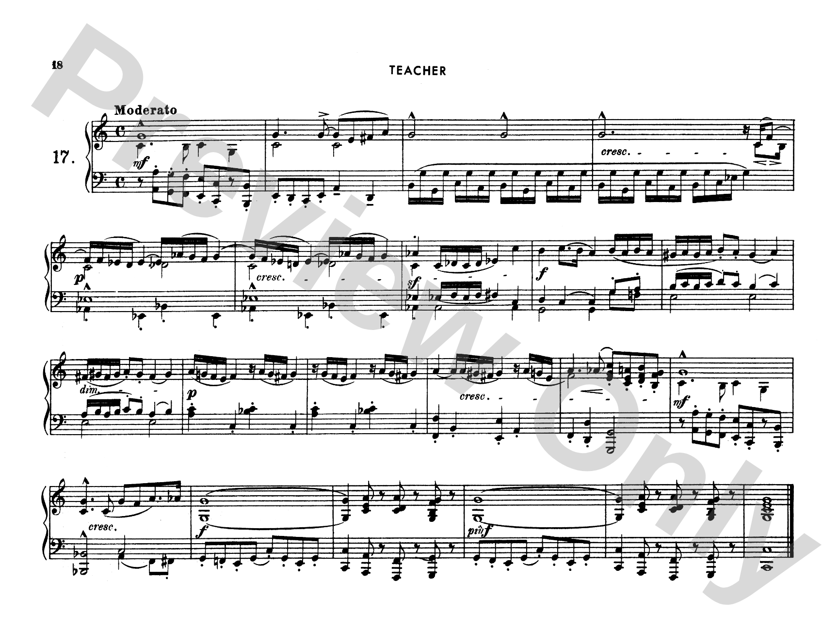 Ruthardt: Teacher and Pupil: Piano Duet (1 Piano, 4 Hands) Comb Bound Book